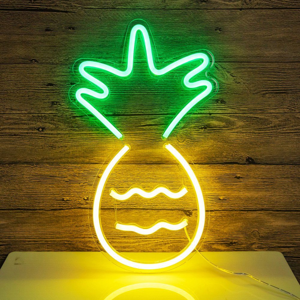 Rosnek LED Dekolicht Neon Lampe,Rose Ananas günstig online kaufen