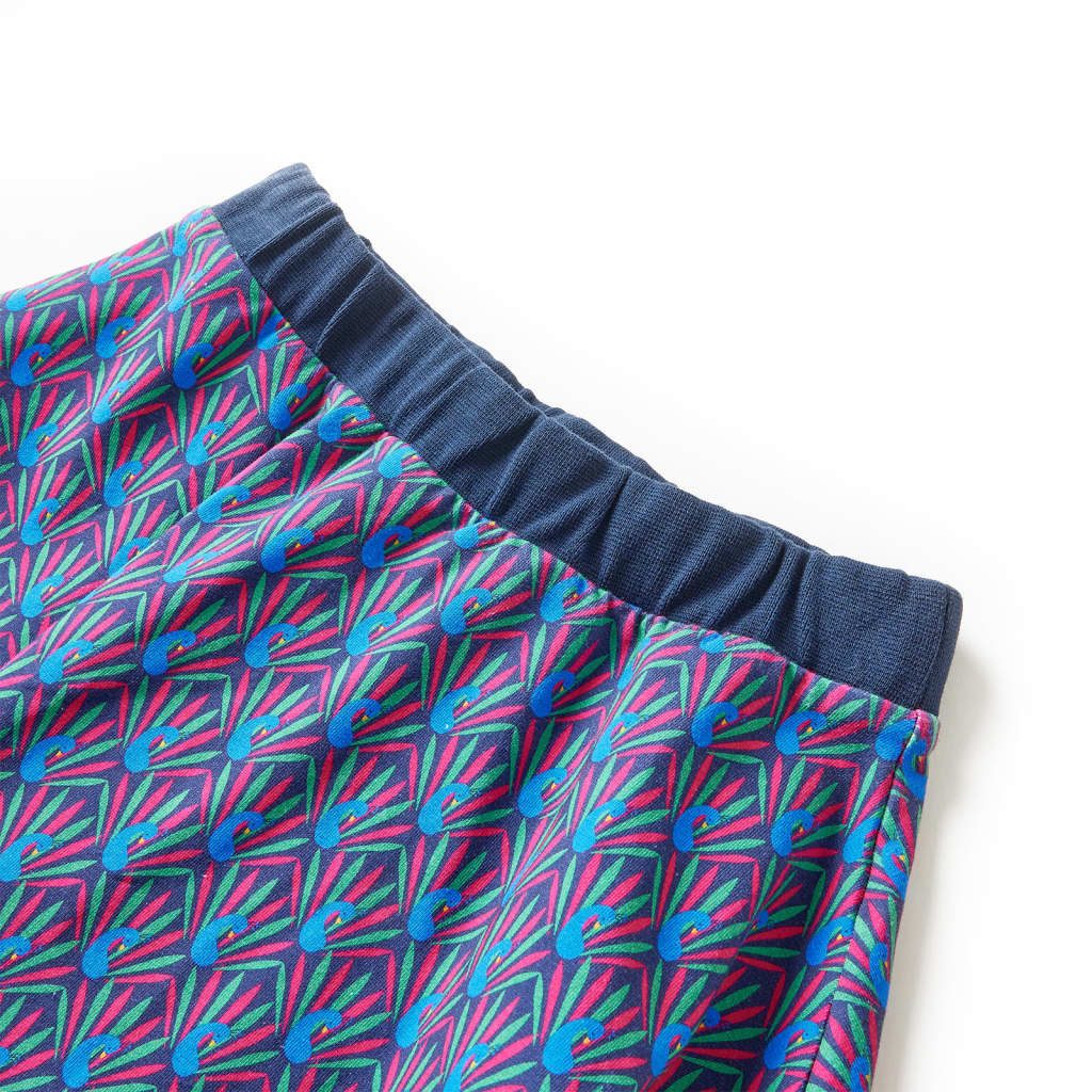 vidaXL Skaterrock Kinderrock Marineblau 140