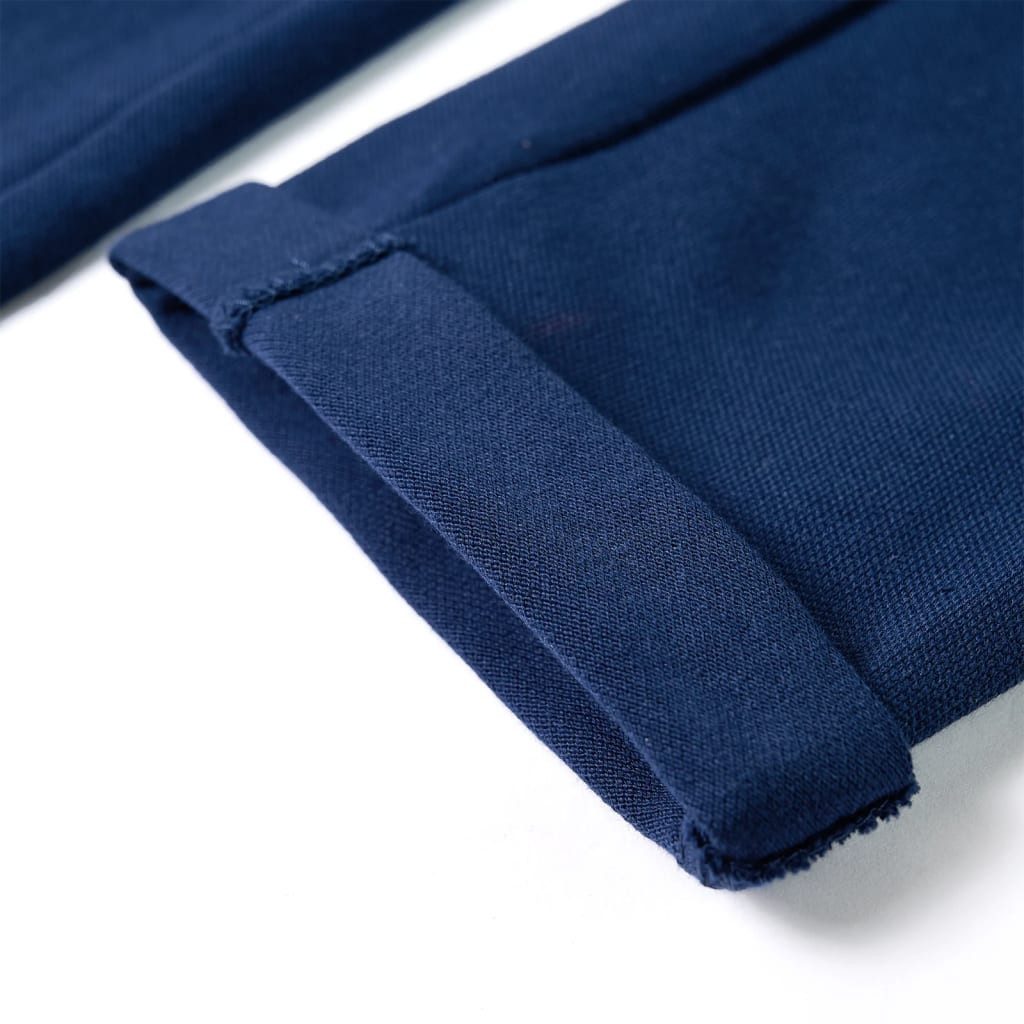 vidaXL Schlupfhose Kinderhose mit Kordelzug Marineblau 104