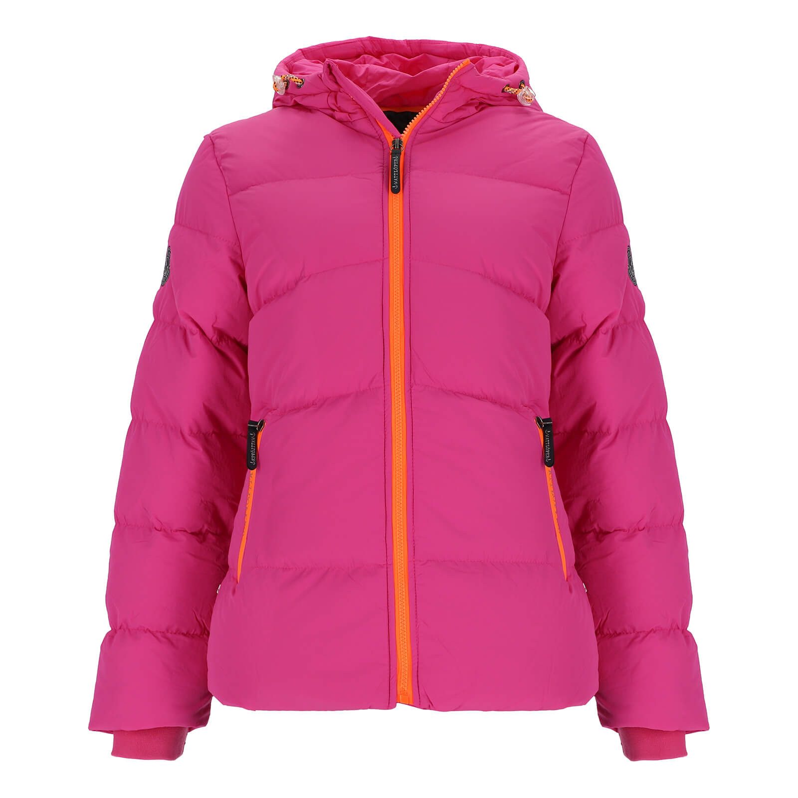 Wattlöper Steppjacke 50838SH Damen Jacke gesteppt unifarben mit Kapuze und günstig online kaufen