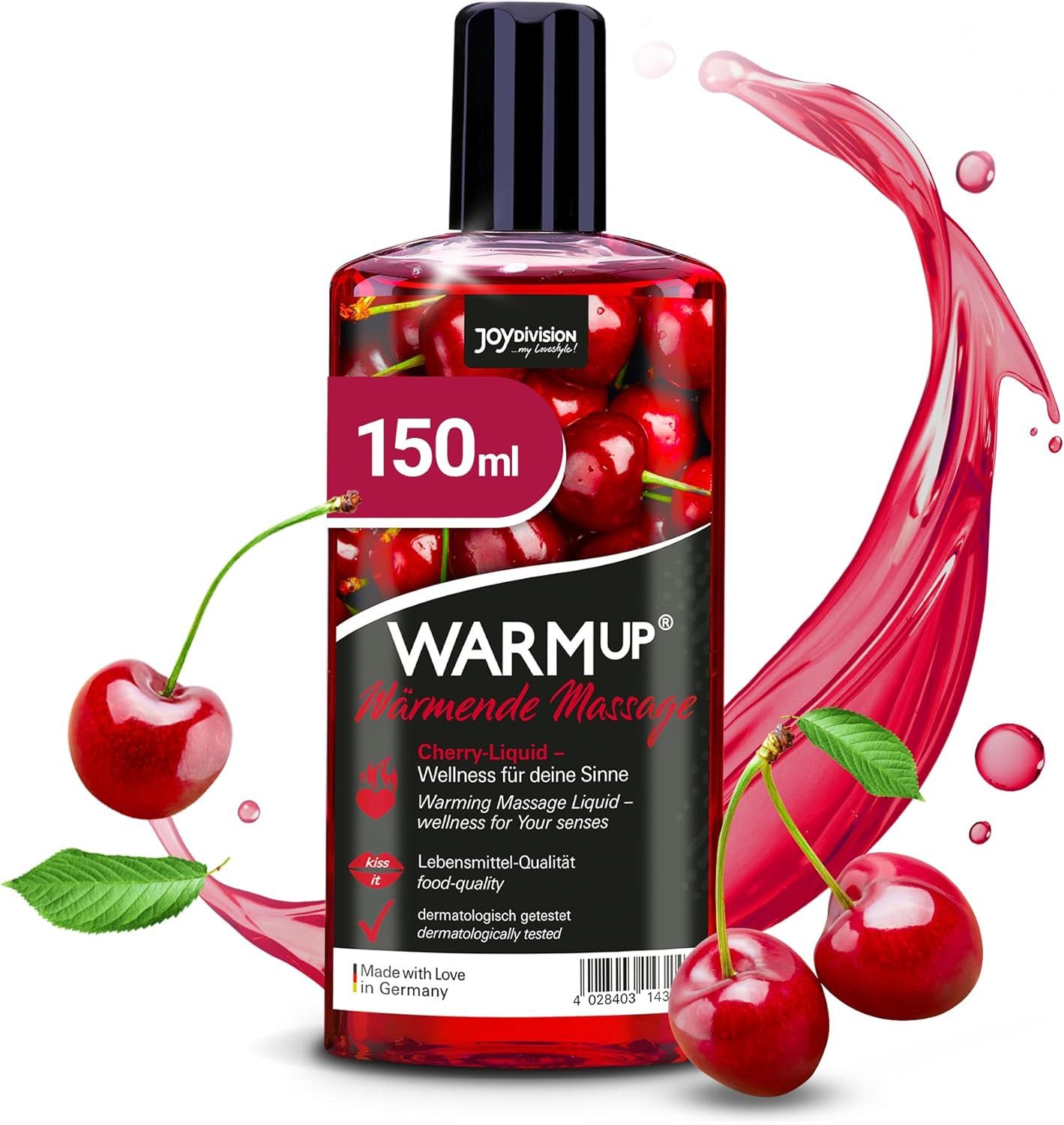 JOYDIVISION Massageöl WARMup, das ölfreie Massageliquid, Fett-und ölfreies Liquid, wie ein Massageöl