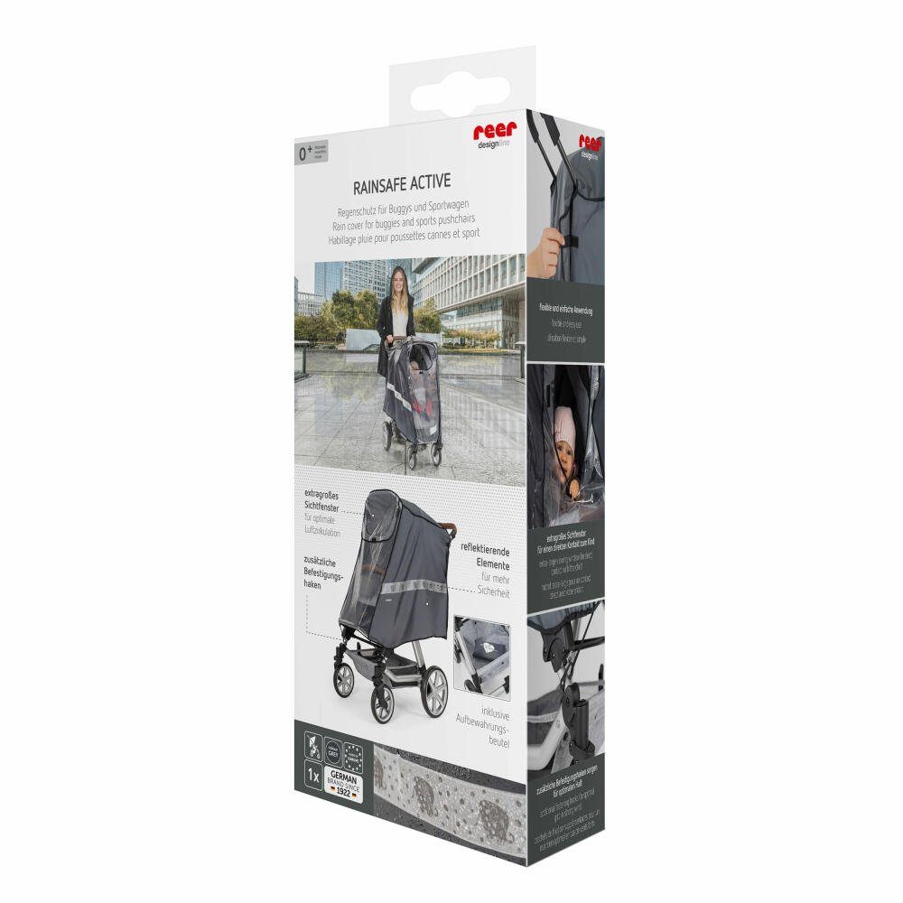 Reer Kinderwagen-Regenschutzhülle DesignLine RainSafe Active