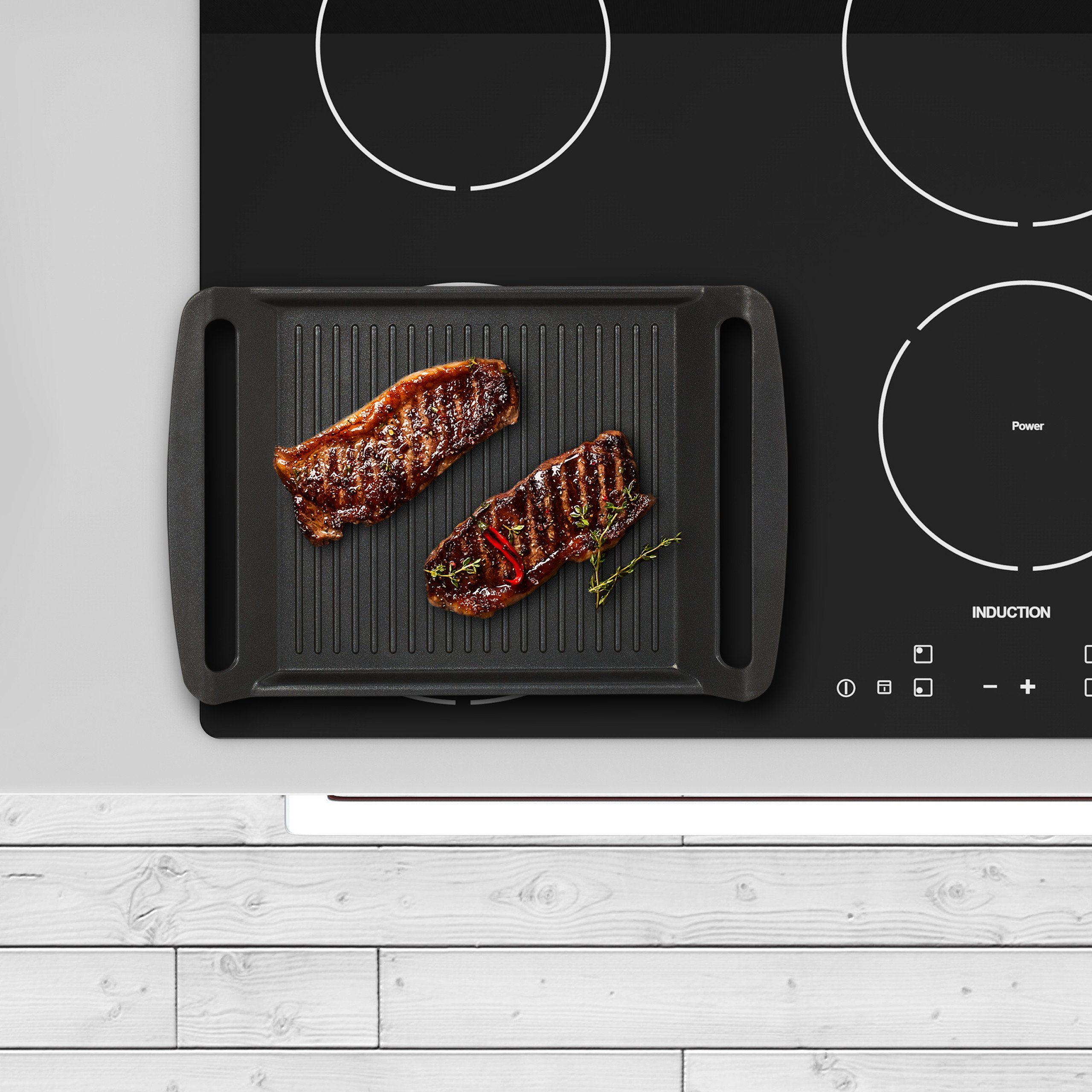 relaxdays Grillplatte Herd