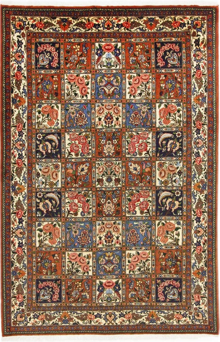 Orientteppich Bakhtiar 150x227 Handgeknüpfter Orientteppich / Perserteppich, Nain Trading, rechteckig, Höhe: 12 mm