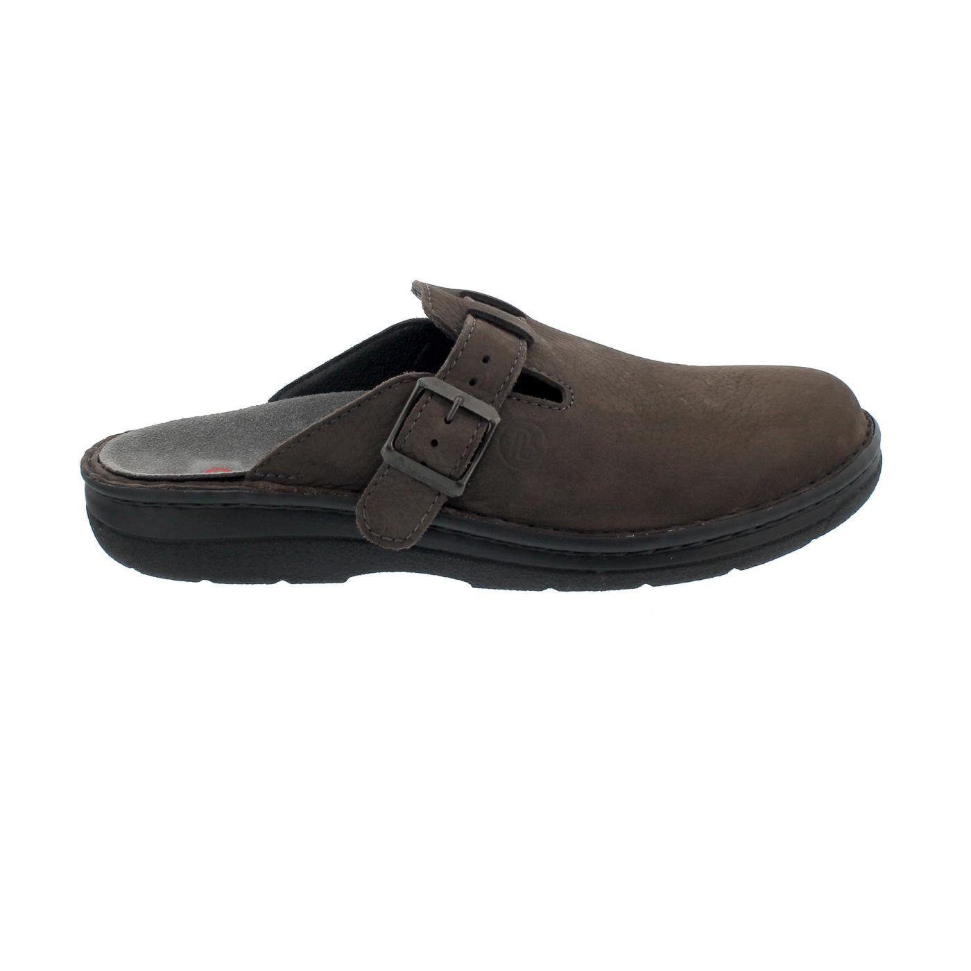 BERKEMANN Berkemann Max, Prägenubuk, Wechselfußbett, erdbraun, Weite G 5708-758 Clog
