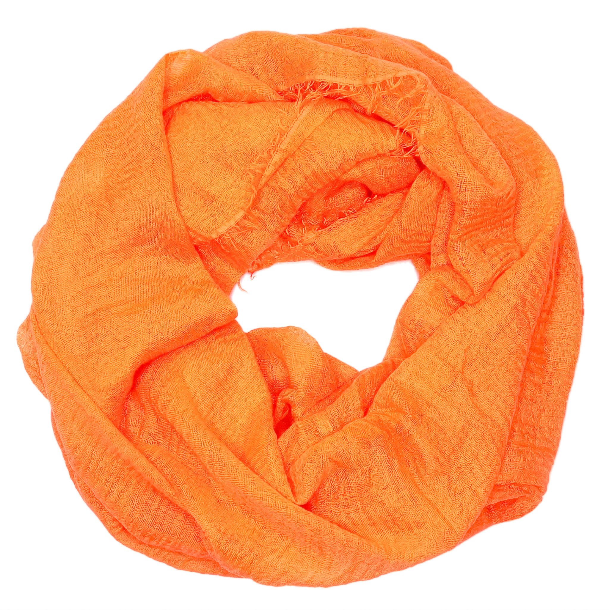 dy_mode Loop Damen Loop Schal/Schlauchschal/Rundschal in Unifarben Weicher Schal, in Unifarbe