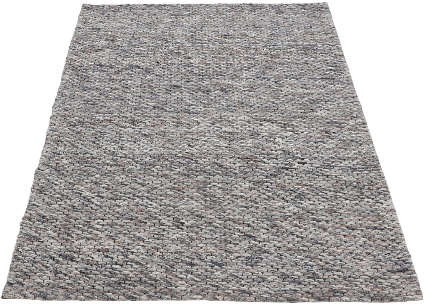 carpetfine Wollteppich Sina, auch als Läufer, rechteckig, Höhe: 14 mm, Hand günstig online kaufen
