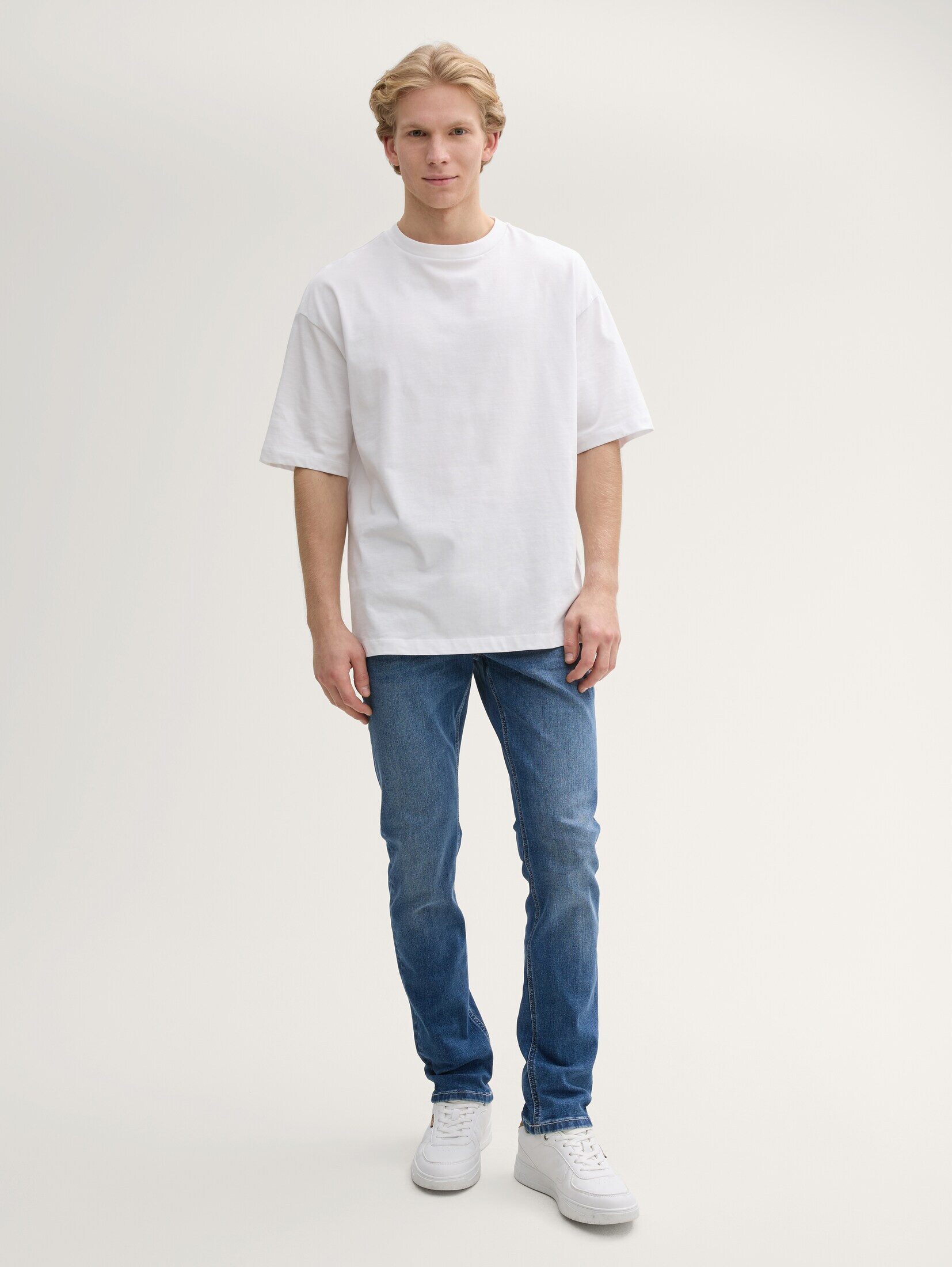 TOM TAILOR Denim Straight-Jeans Jeanshosen TTAEDAN STRAIGHT Jeans mit Stret günstig online kaufen
