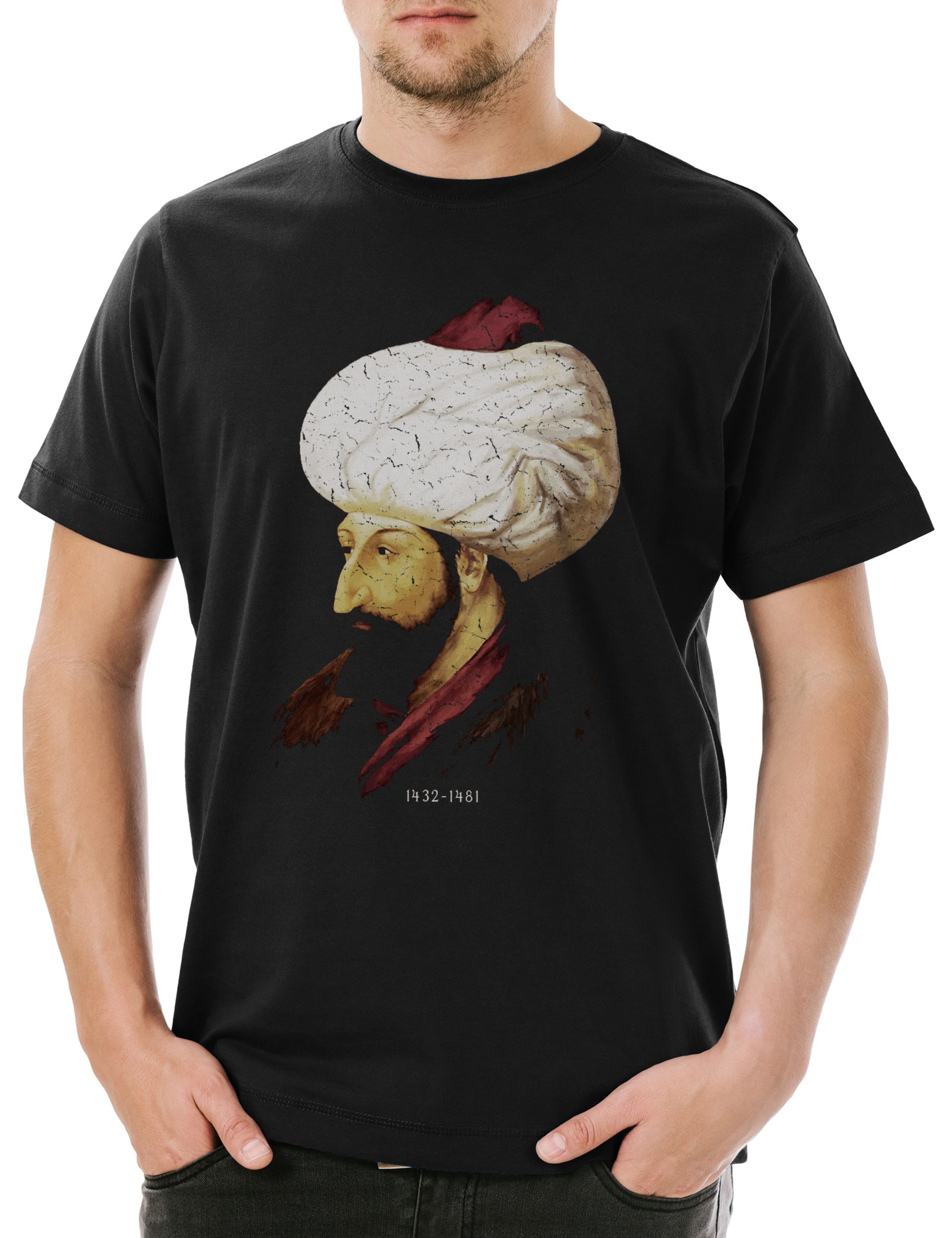 Urban Backwoods Print-Shirt Mehmed II Fatih günstig online kaufen