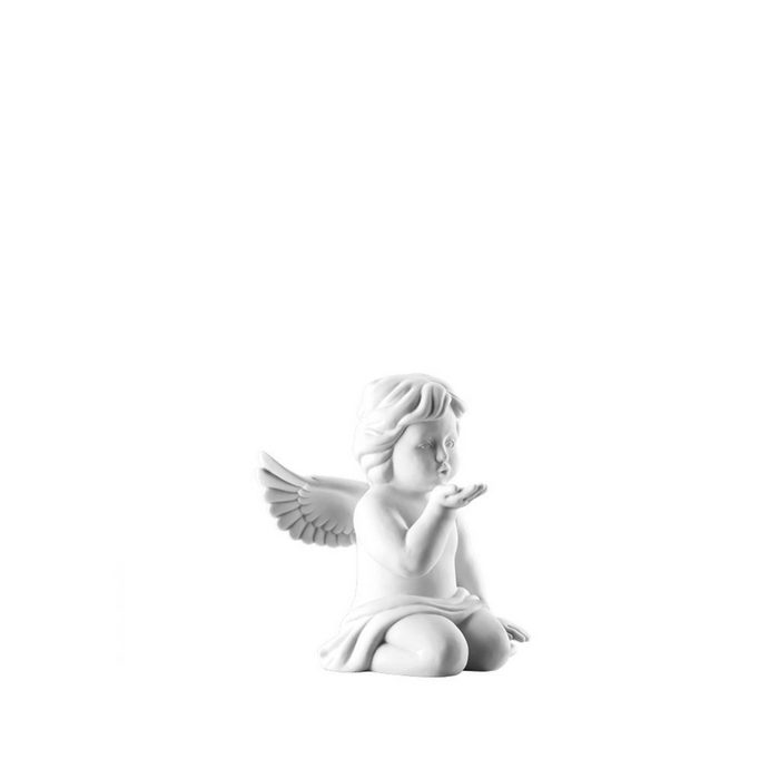 Rosenthal Engelfigur Engel mit Kusshand aus matten Porzellan klein