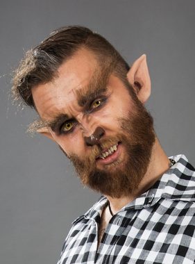 Maskworld Theaterschminke Make-up Set Hipster Werwolf, Halloween Schminkset mit perfekt abgestimmten Komponenten