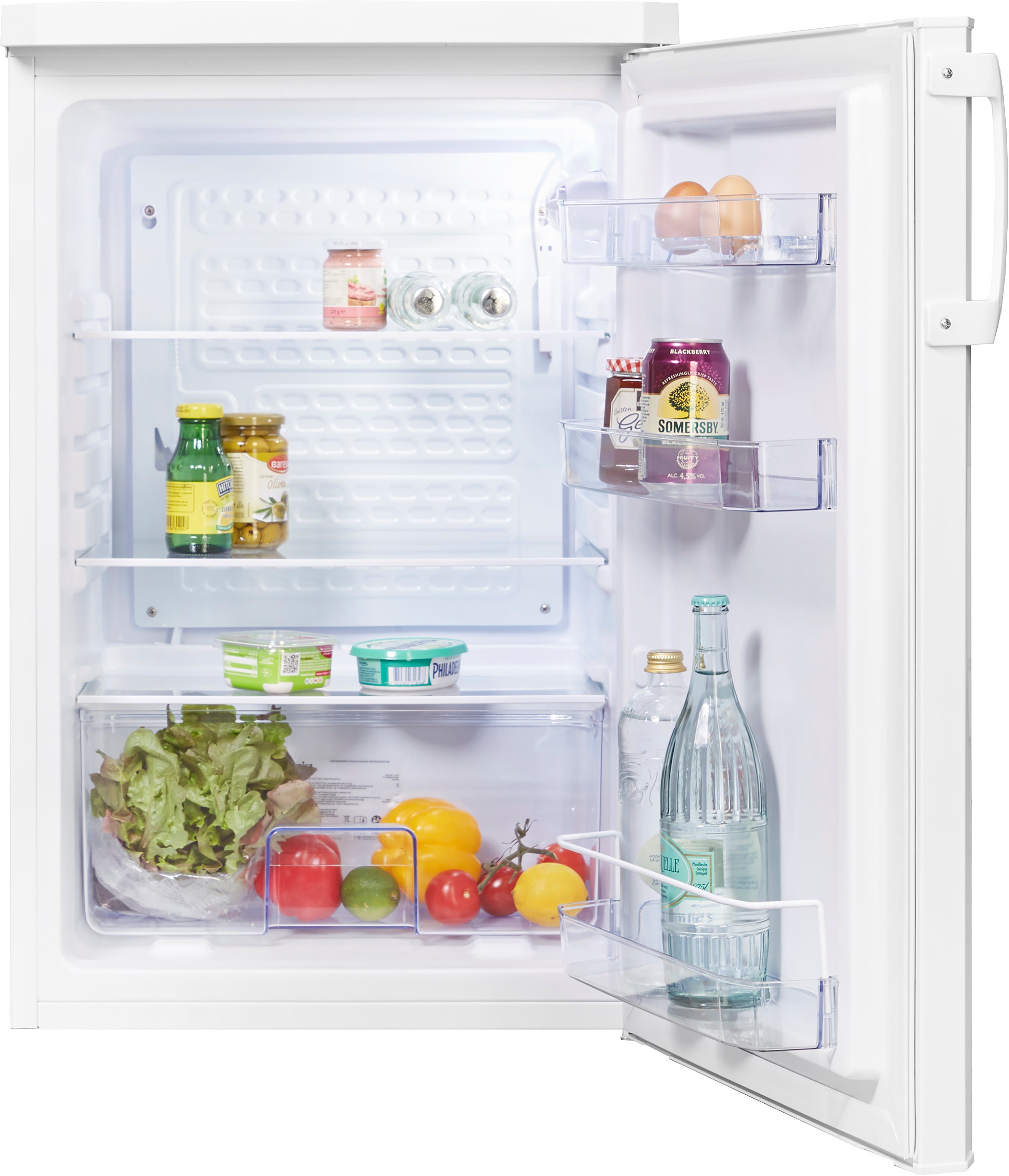 Amica Vollraumkühlschrank VKS 351 112 W, 84,5 cm hoch, 55 cm breit