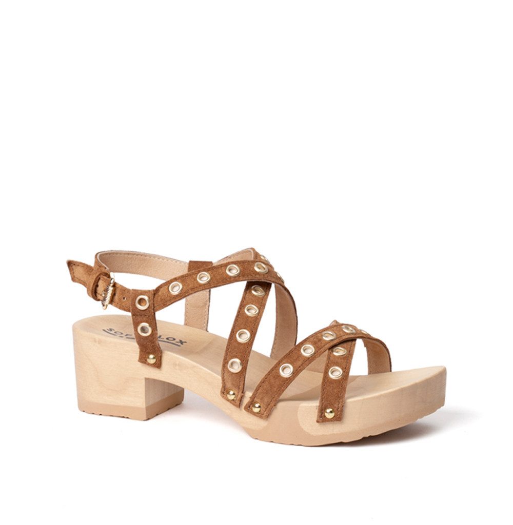 Softclox PEGGY Kaschmir whiskey (natur) Sandalette