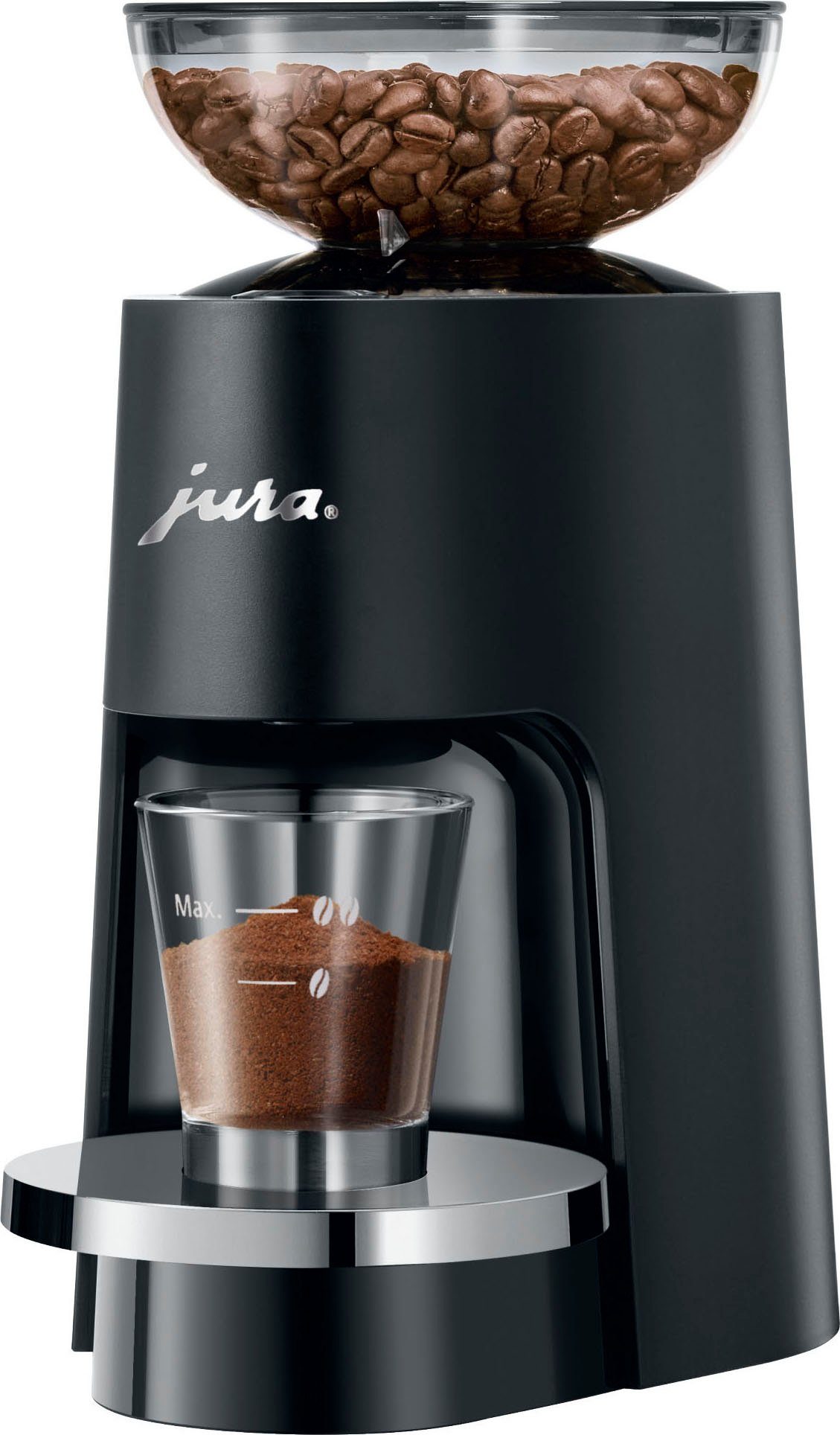 JURA 25048 W, P.A.G., Kegelmahlwerk, 150 g Bohnenbehälter 105 Kaffeemühle