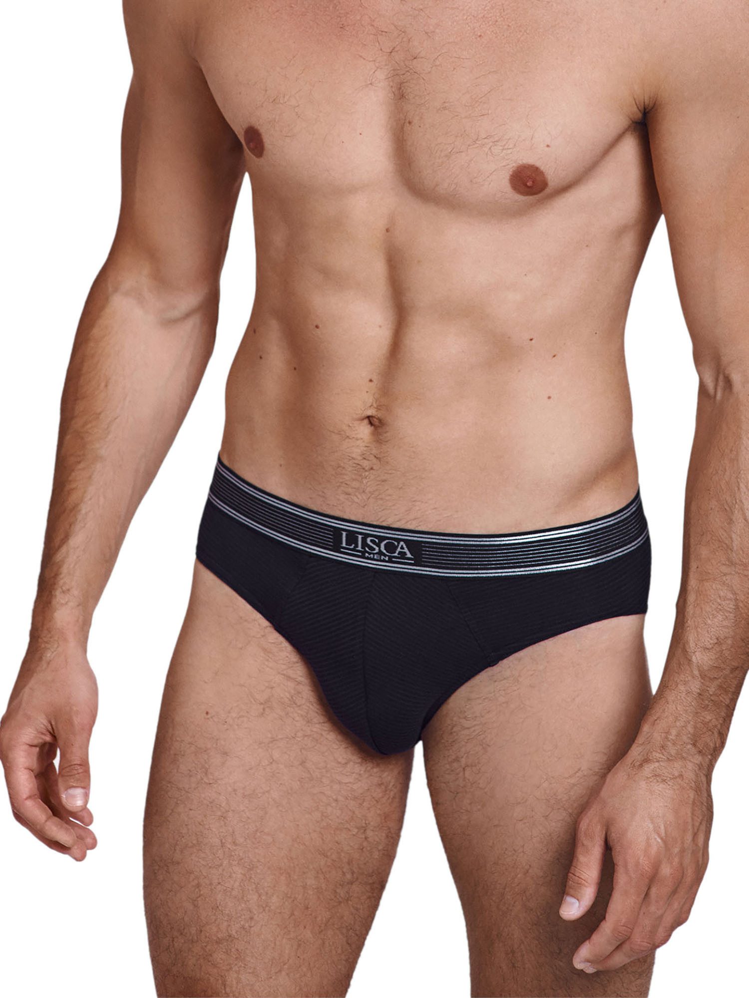 Lisca Slip 4er Pack Herren Slip Zeus (Packung, 4-St) Cotton Modalmix, hautfreundlich, besonders weich, seidig glänzend