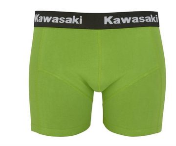 Kawasaki Boxershorts Kawasaki Boxer Shorts 3er Set (3 Stück (weiss, schwarz, grün)