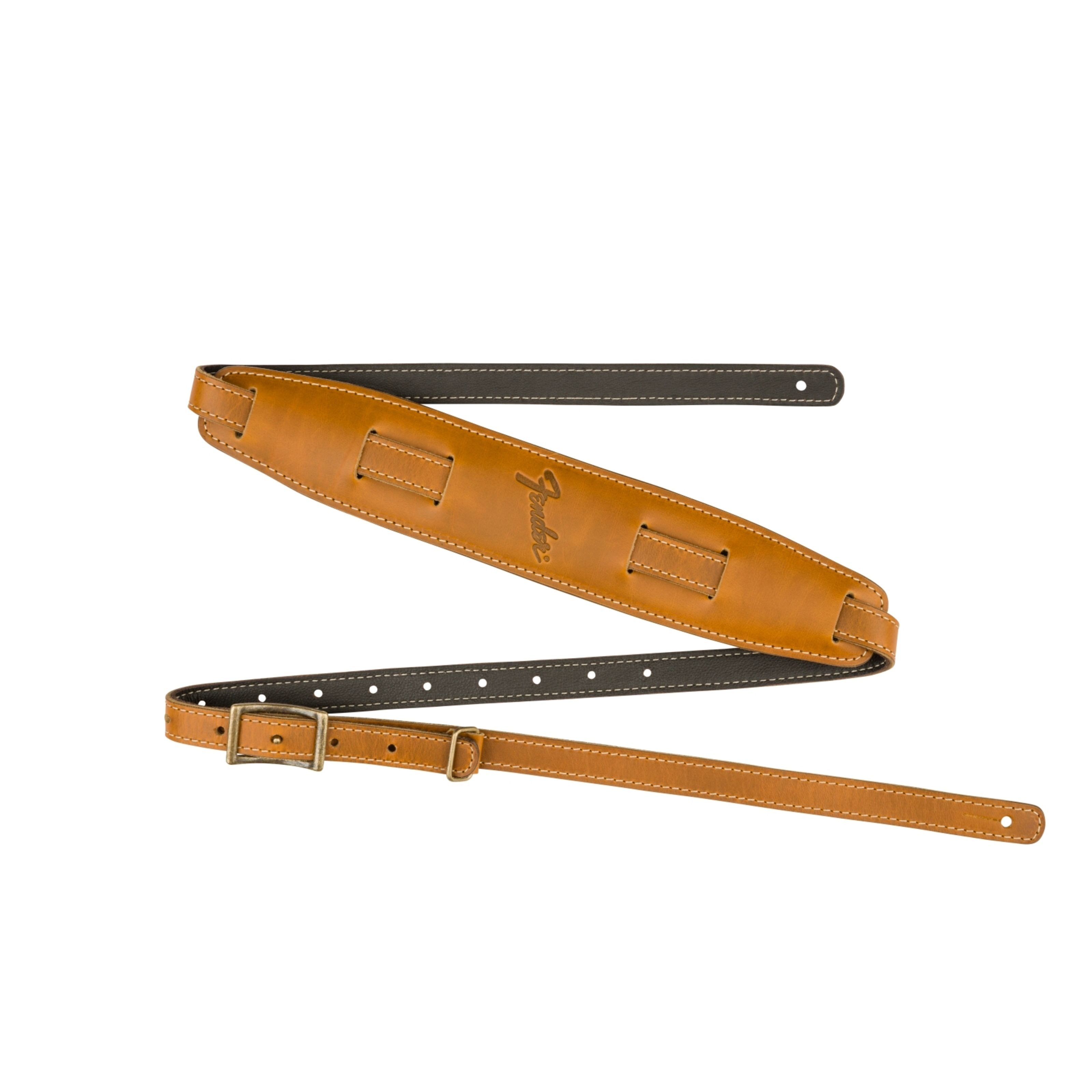 Fender Gitarrengurt, Mustang Saddle Strap Long Butterscotch - Gitarrengurt