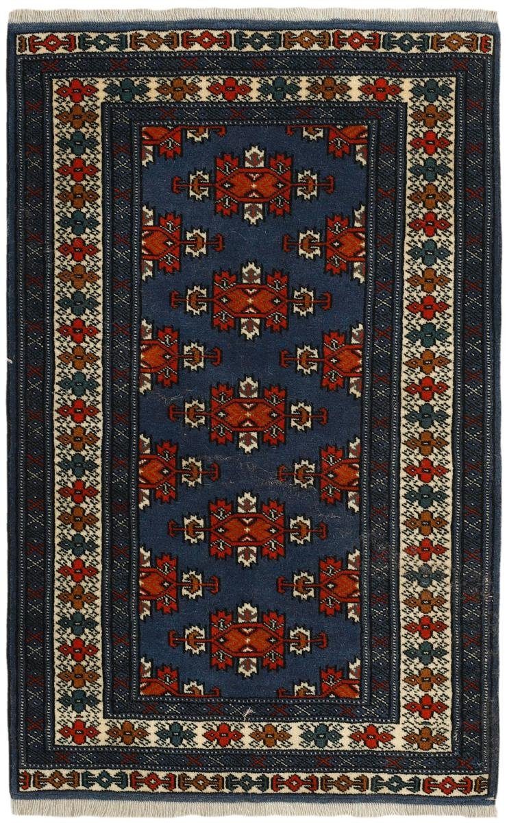 Orientteppich Turkaman 80x125 Handgeknüpfter Orientteppich / Perserteppich, Nain Trading, rechteckig, Höhe: 6 mm