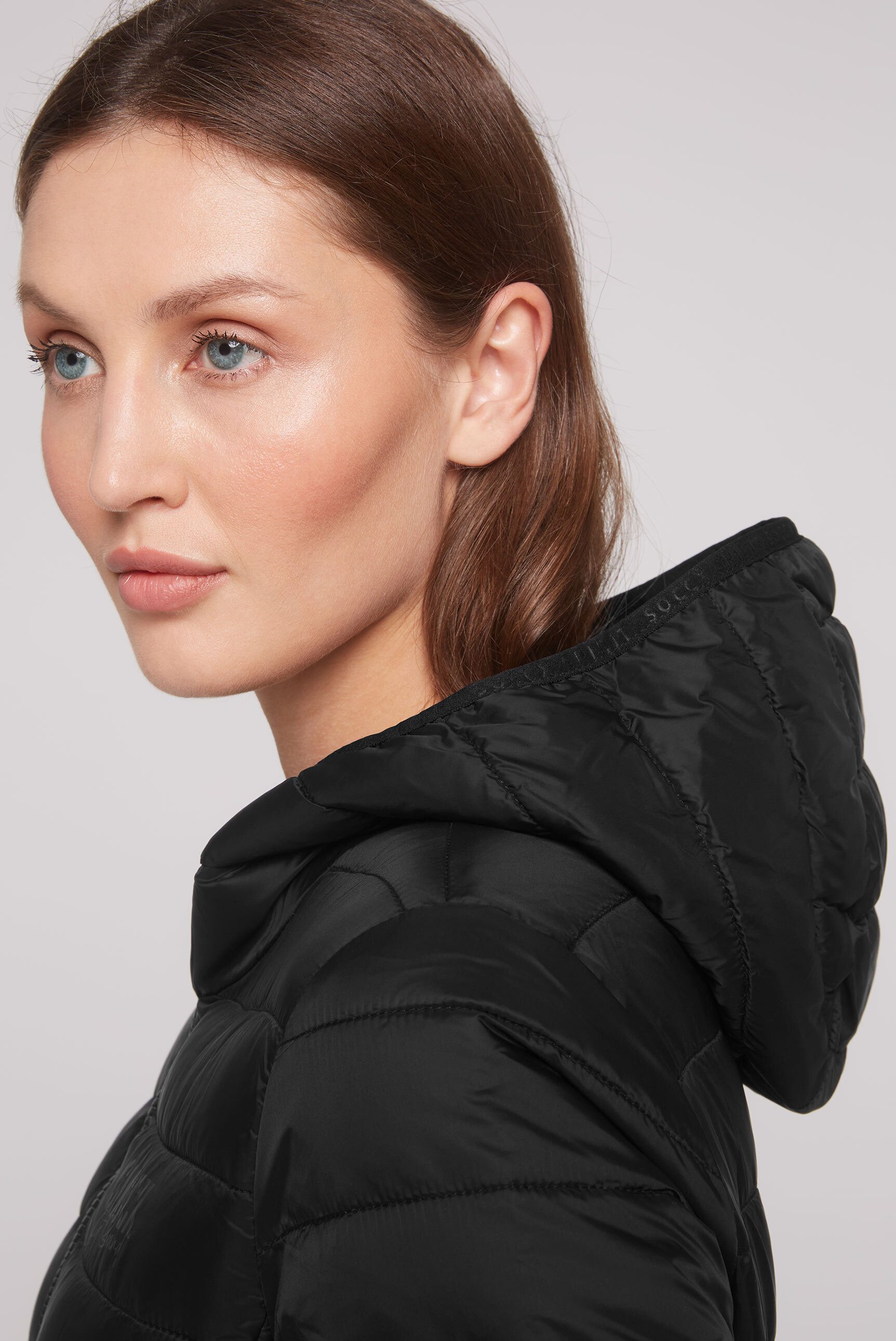 SOCCX Outdoorjacke mit elastischem Saumabschluss
