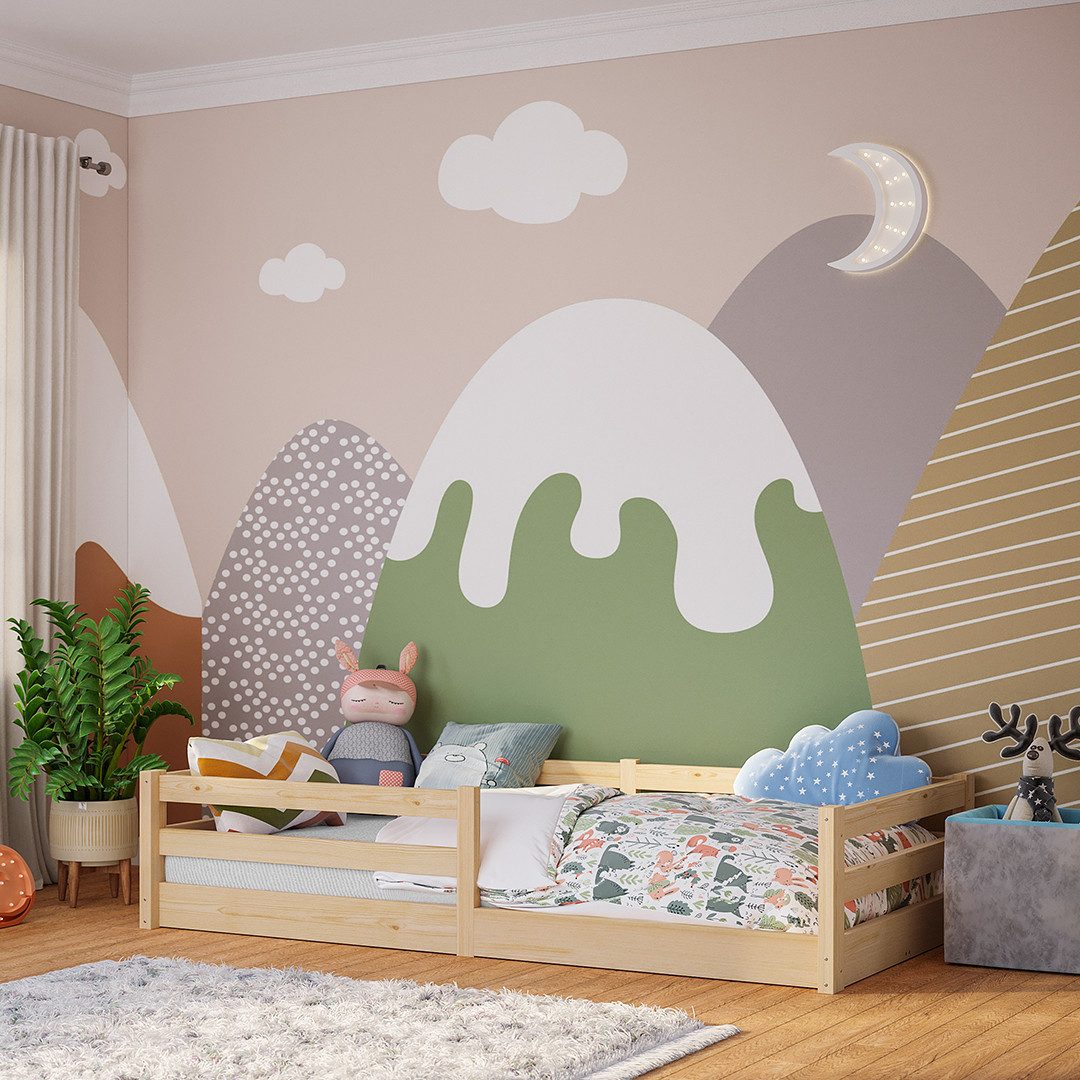 Bellabino Kinderbett Iskri mit Rausfallschutz und günstig online kaufen
