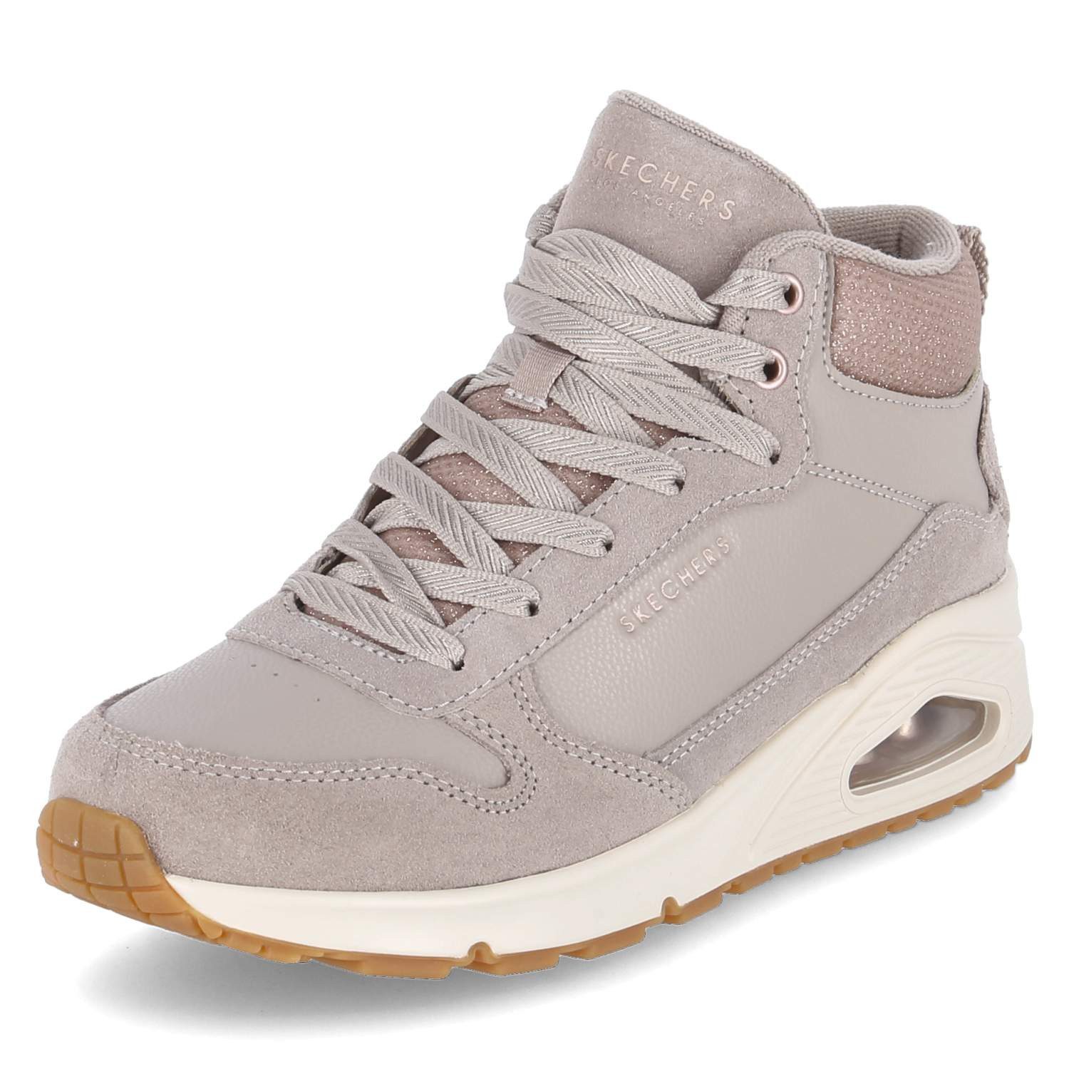 Skechers Skechers 177181 TPE Damen Leder und Synthetik beige Schnürstiefel günstig online kaufen