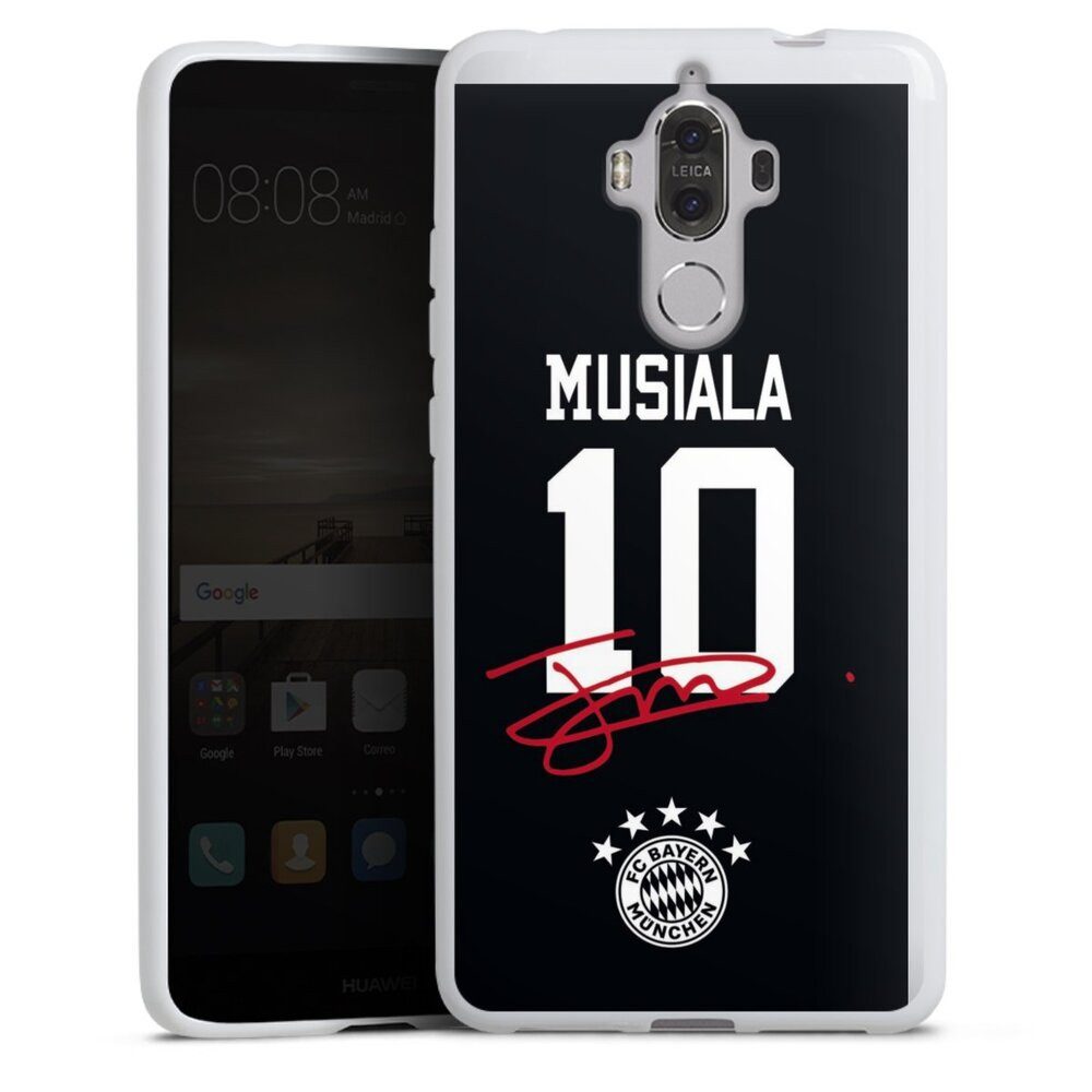 DeinDesign Handyhülle FC Bayern München Jamal Musiala FCB Musiala 10, Huawei Mate 9 Silikon Hülle Bumper Case Handy Schutzhülle