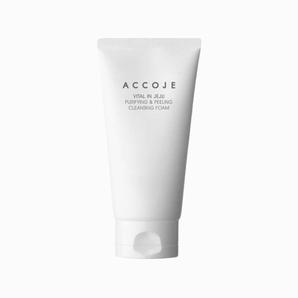 Gesichts-Reinigungsmilch ACCOJE Vital in Jeju Purifying & Peeling Cleansing Foam, 150ml