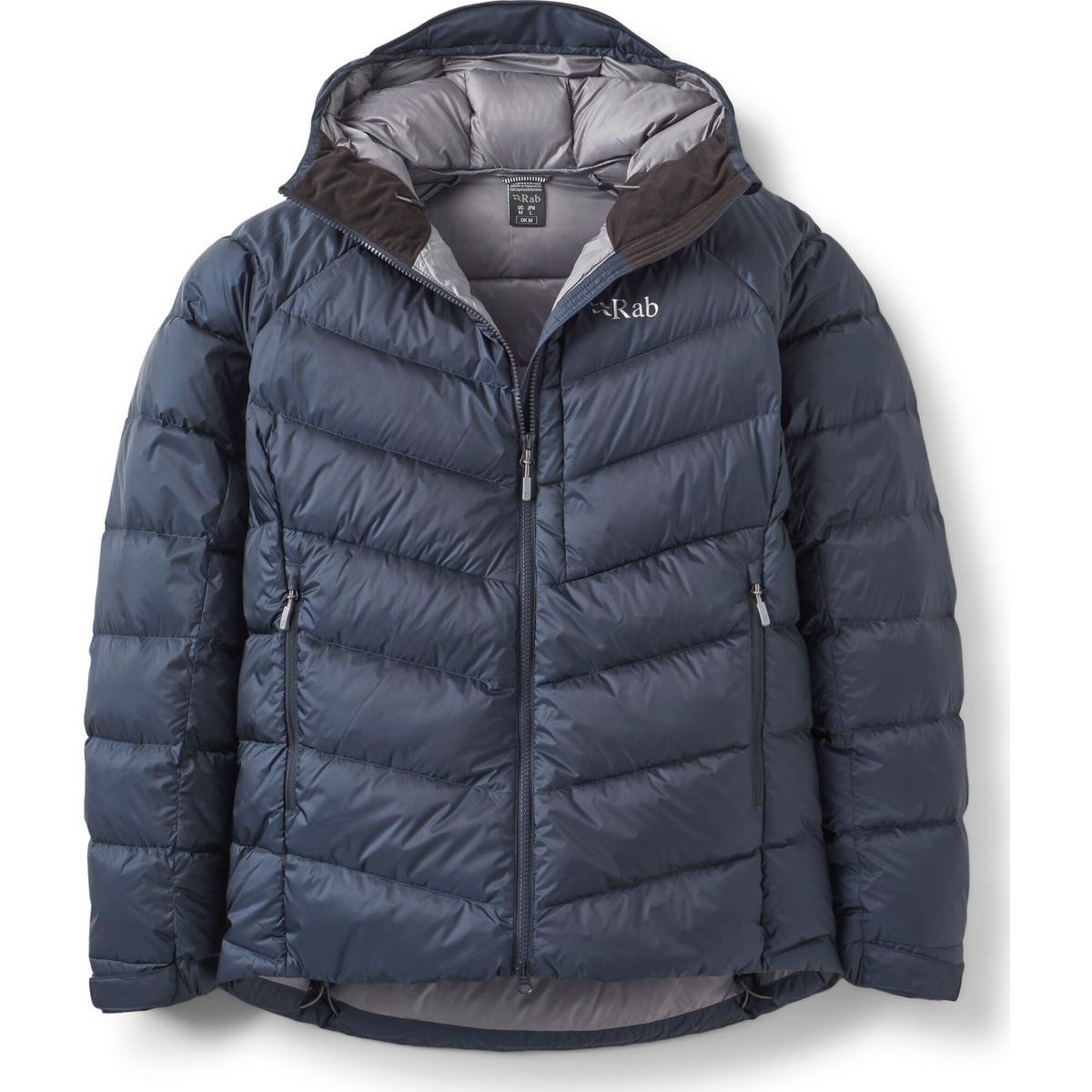 Rab Steppjacke Glaceon Pro Jacket Von Raureif bedeckte Wege, windgepeitschte Gipfel, winterliche