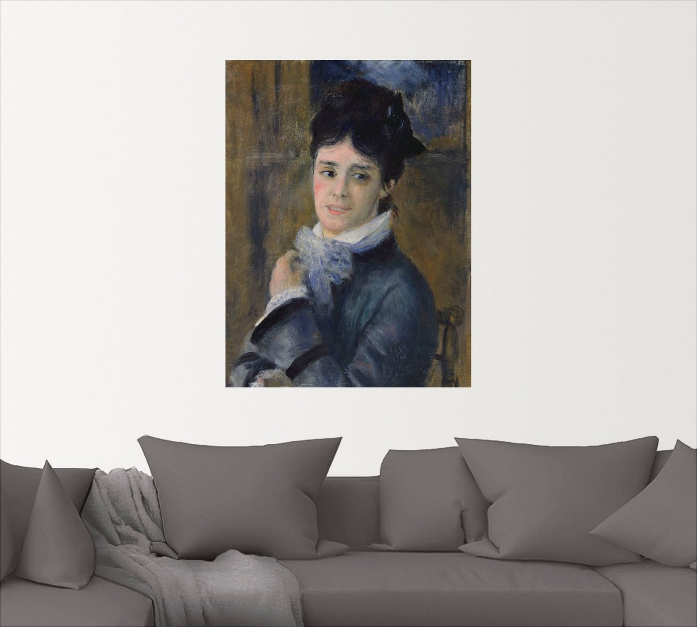 Artland Wandbild »Bildnis der Madame Claude Monet. 1872«, Frau (1 Stück), in vielen Größen & Produktarten -Leinwandbild, Poster, Wandaufkleber / Wandtattoo auch für Badezimmer geeignet-kaufen