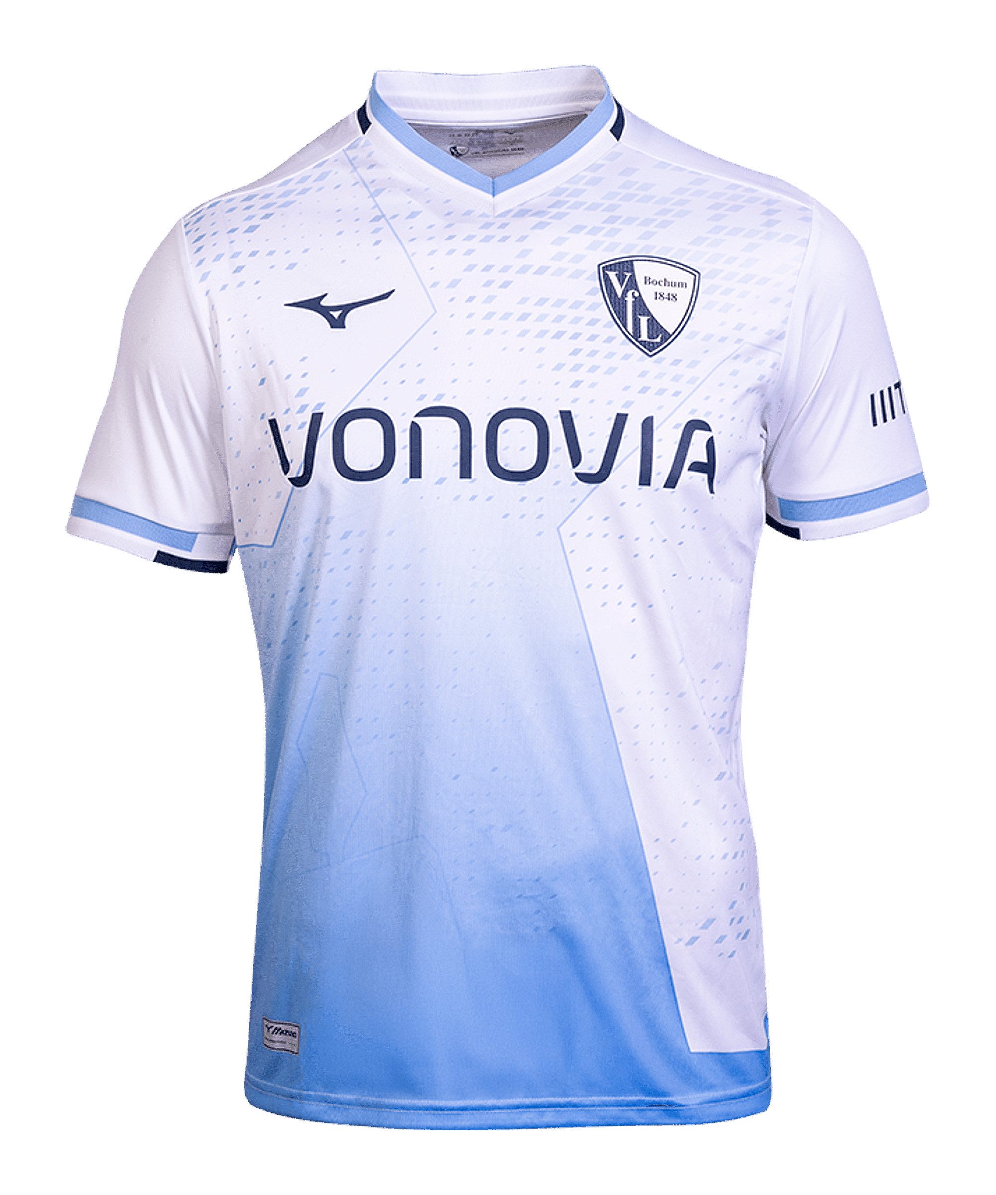 Mizuno Fußballtrikot Mizuno VfL Bochum Trikot Away 2025/2026 Weiß 2. Bundesliga