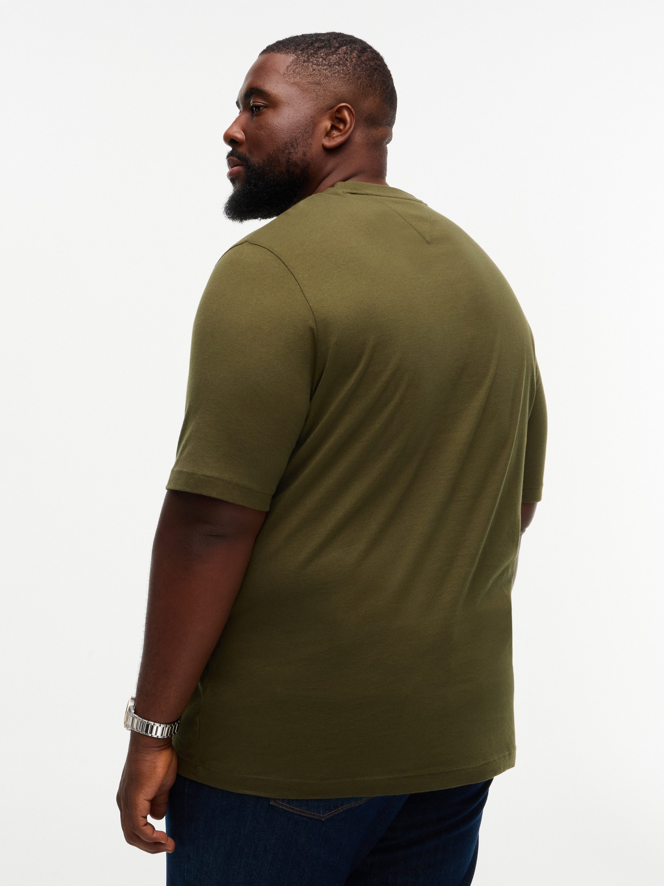 Tommy Hilfiger Big & Tall T-Shirt BT-ESSENTIAL REG FIT SOLID TEE-B Große Größen – Bild 2 von 5