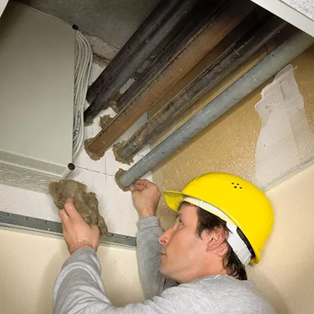 Isover Dampfsperrklebeband Isover Universal-Stopfwolle aus Steinwolle 25 Ltr. Verwendung bis 70