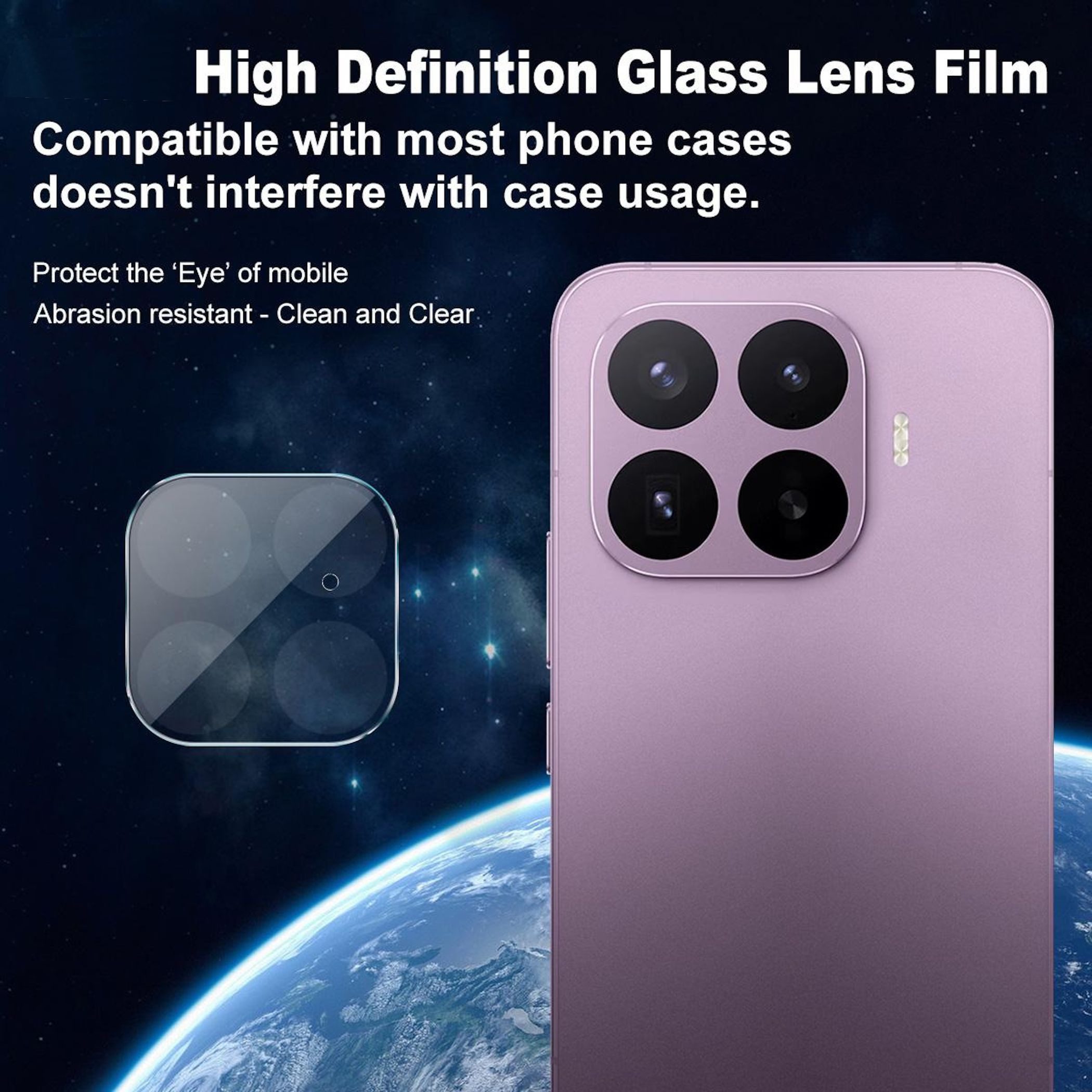 Wigento Kameraschutzglas Linsenschutz für Xiaomi 17T Pro Hartglas 9H Komplettschutz für Xiaomi 17T Pro, 9H Glas, HD-Klarheit, kratzfest – Bild 2 von 5
