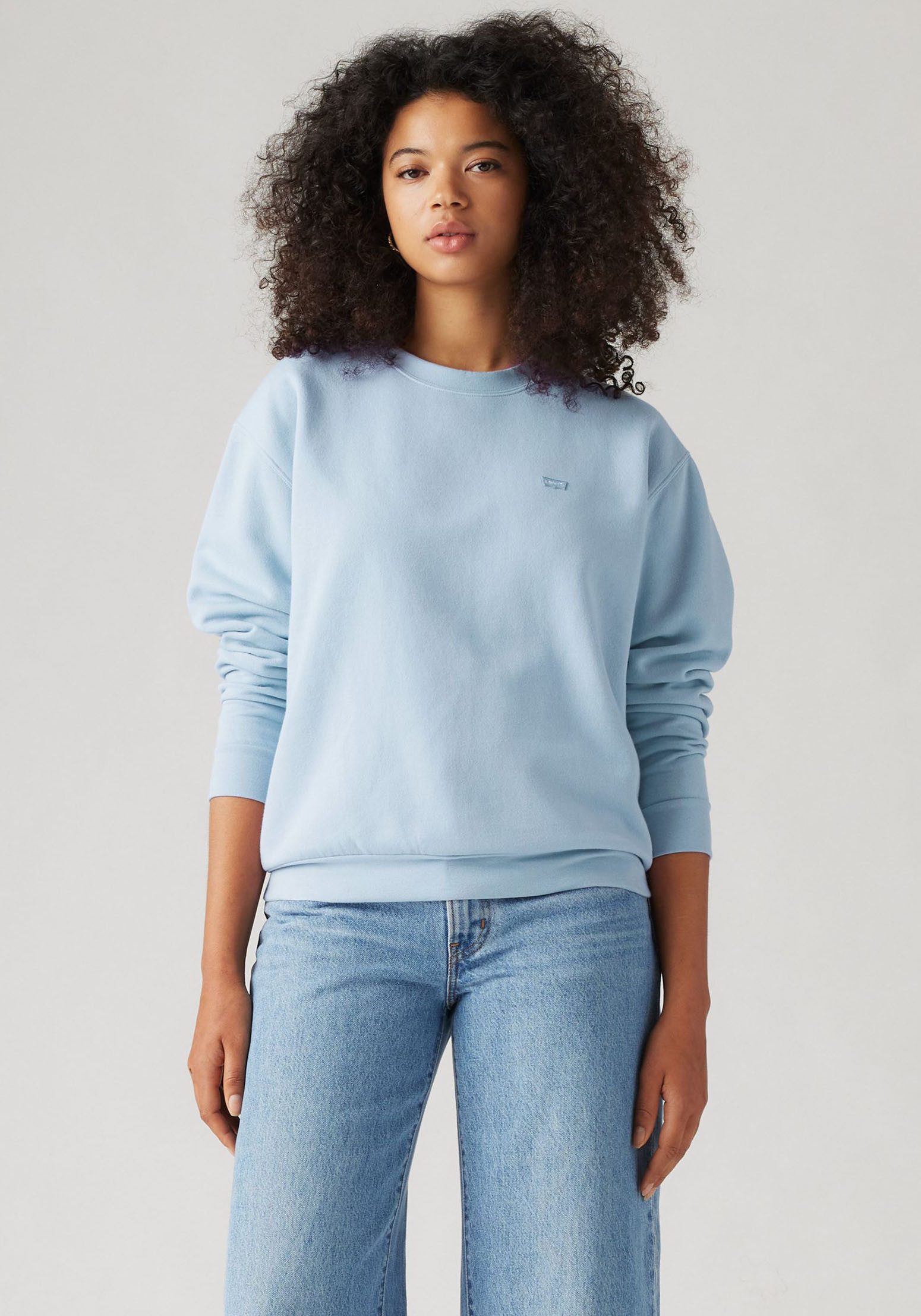 Levi's® Sweatshirt EVERYDAY CREW SWEATSHIRT mit kleinem Logo auf der Brust günstig online kaufen