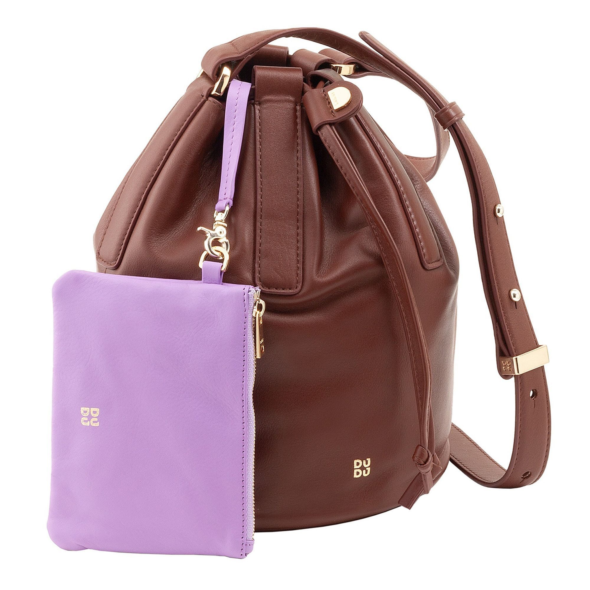 DuDu Beuteltasche Filicudi, Leder
