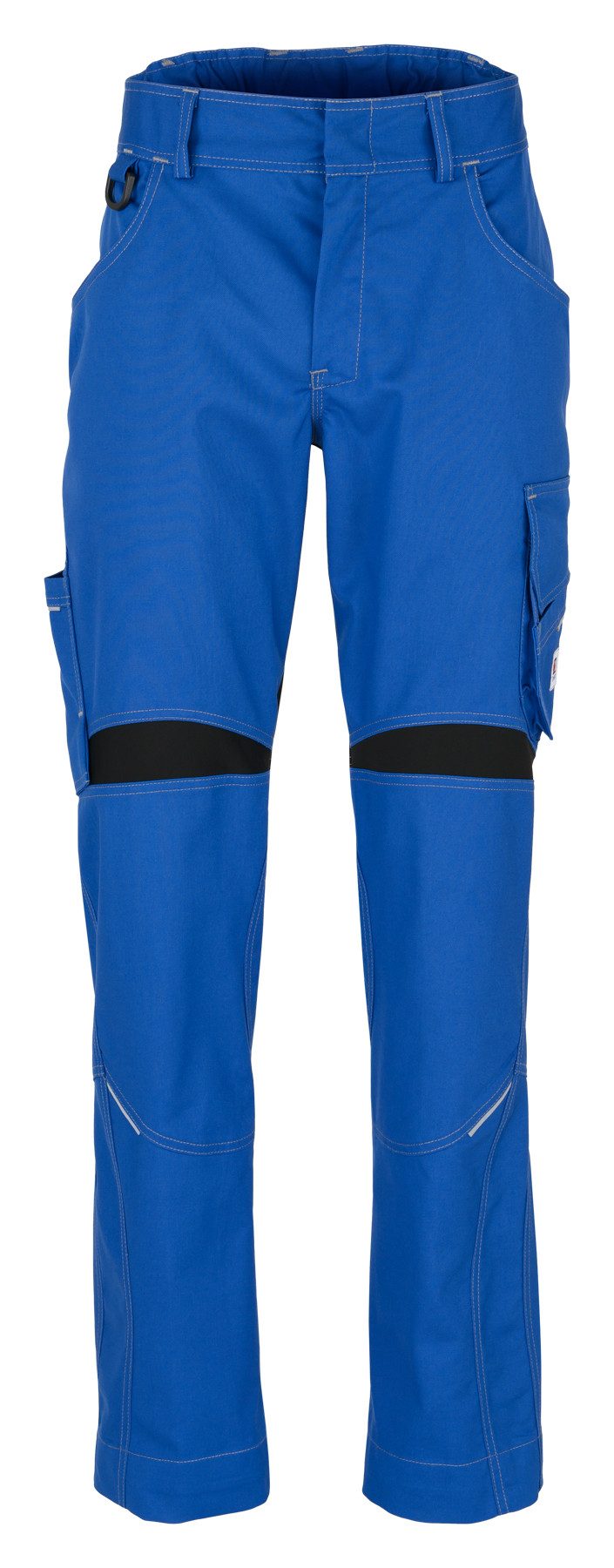 BEB Arbeitsbundhose beb HANDWERK Herren Bundhose FLEX Polyestermix Kornblau/Schwarz
