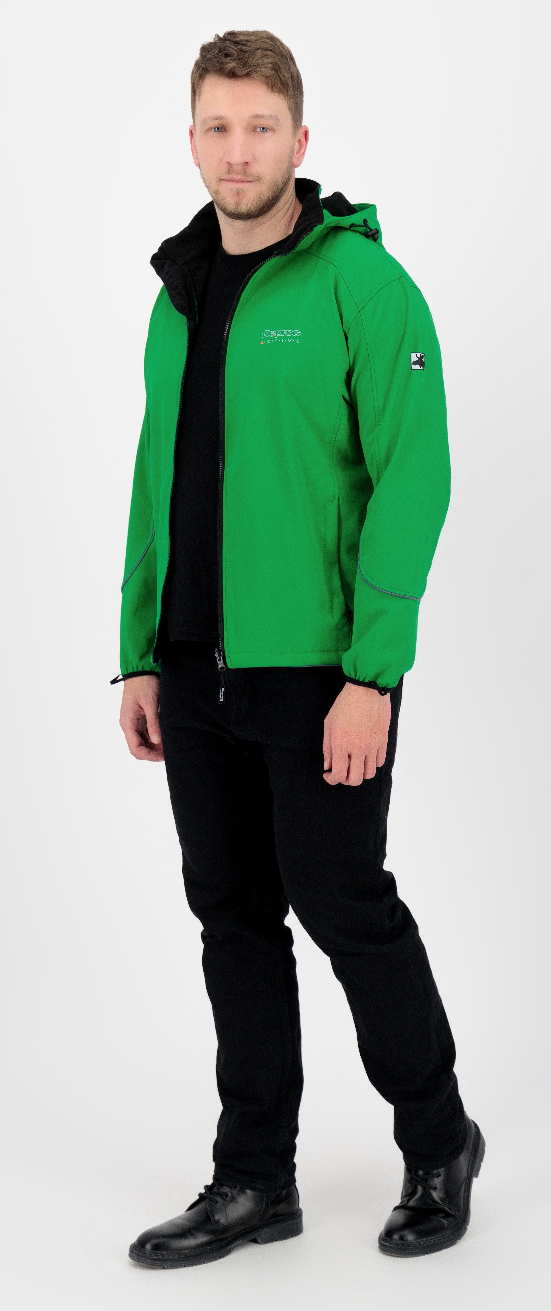 DEPROC Active Softshelljacke NIGEL PEAK Men auch in Großen Größen erhältlich