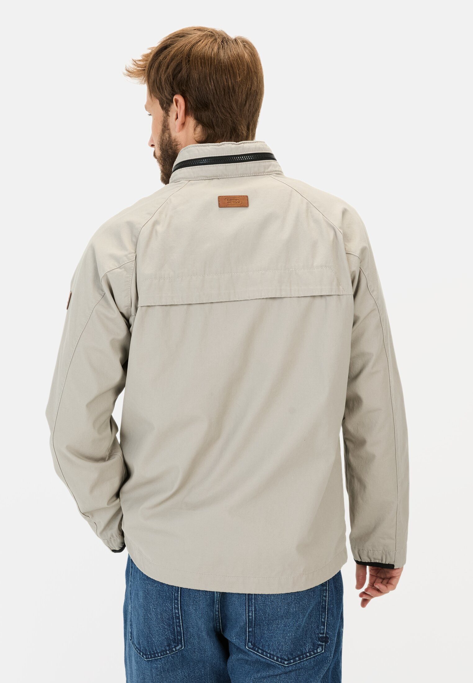 camel active Outdoorjacke aus reiner Baumwolle günstig online kaufen