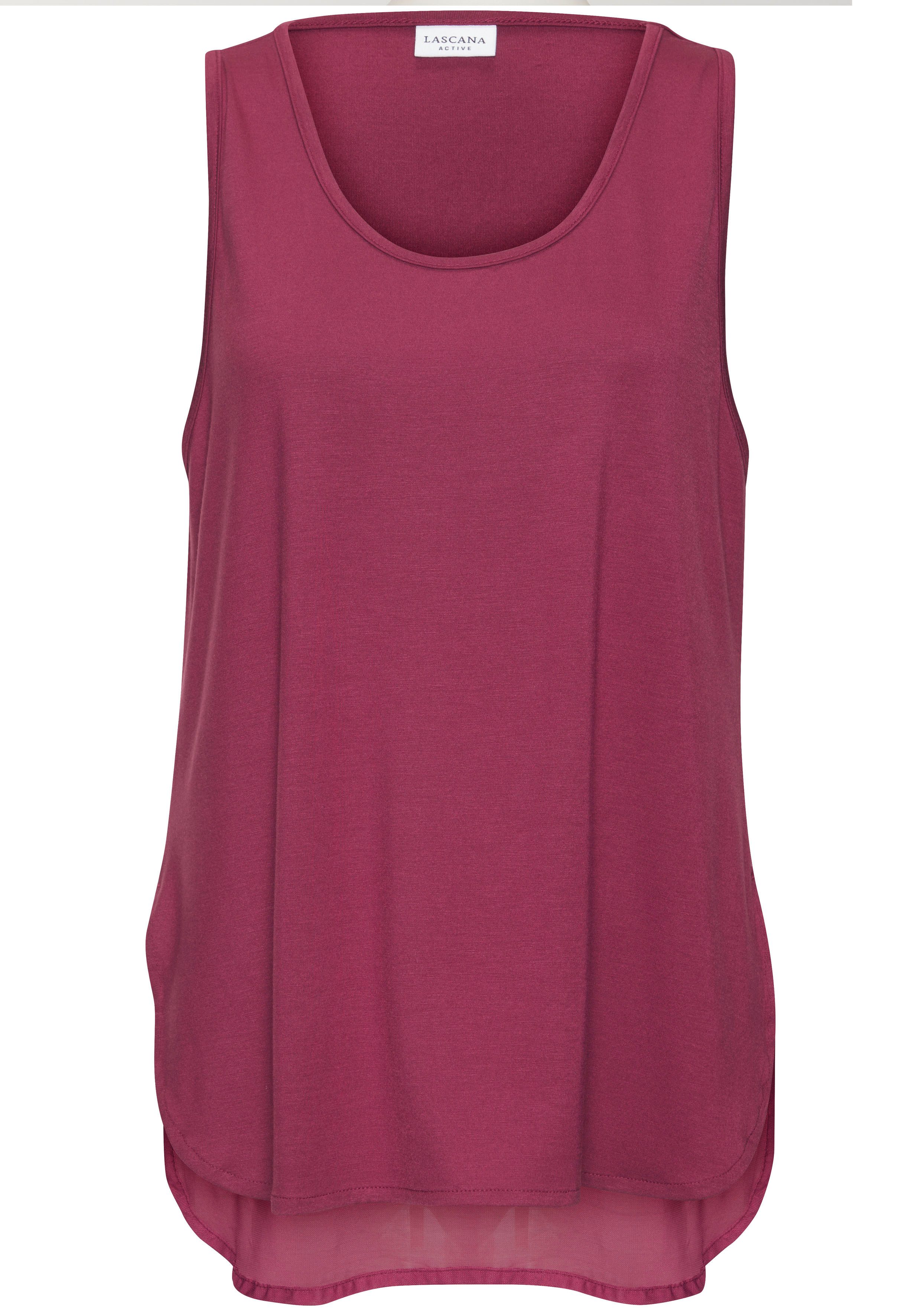 LASCANA ACTIVE Tanktop Sporttop mit Mesheinsatz günstig online kaufen