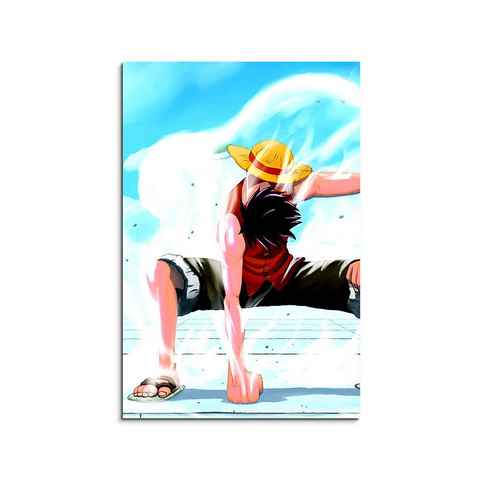 Sinus Art Leinwandbild One Piece Luffy 90x60cm