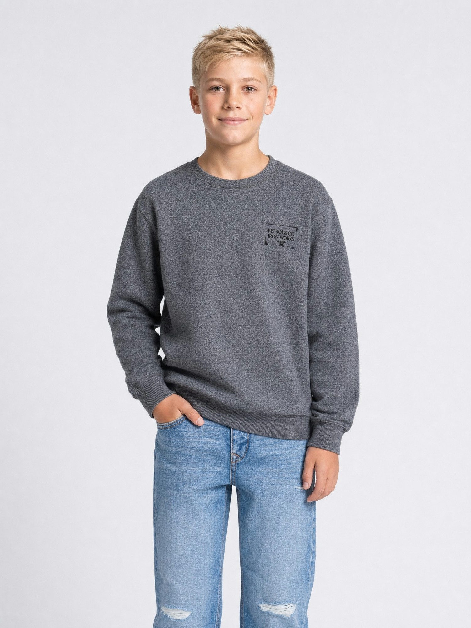 Petrol Industries Sweatshirt Forgerun Relaxed Fit