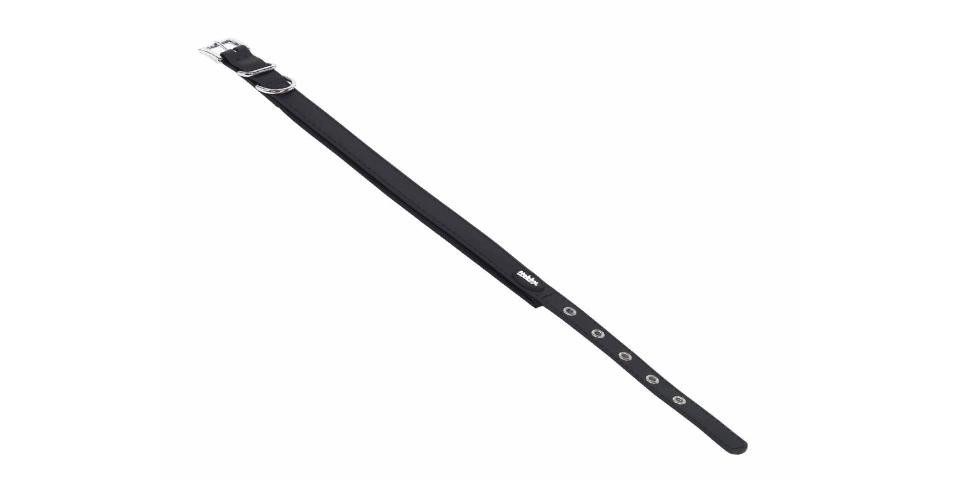 Nobby Hunde-Halsband Nobby Halsband Cover schwarz, Leder