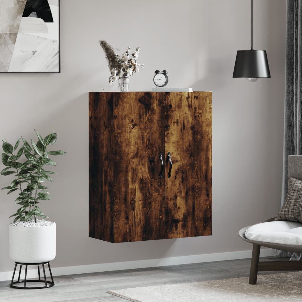 vidaXL Hängeschrank Wandschrank Räuchereiche 69,5x34x90 cm günstig online kaufen