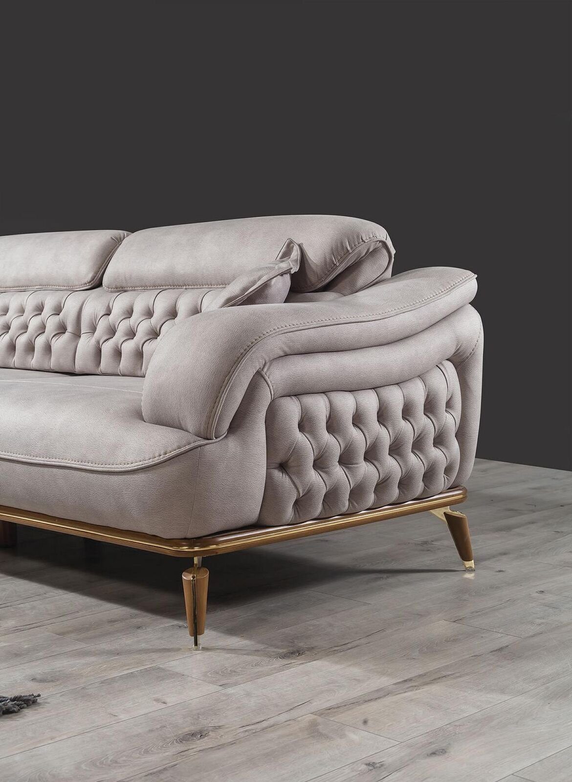 Weiß Europa Couchen Sofa 1 Made Dreisitzer Sofa Teile, Möbel, in Designer Luxus Polster JVmoebel Sitzer 3