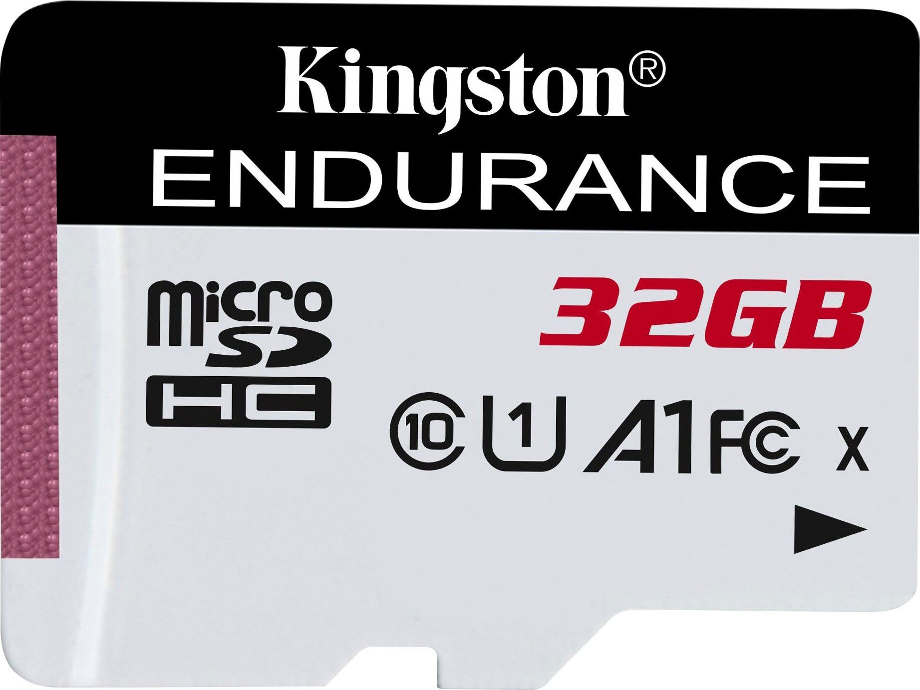 Kingston HIGH-ENDURANCE microSD 32GB Speicherkarte (32 GB, UHS-I Class 10, 95 MB/s Lesegeschwindigkeit)