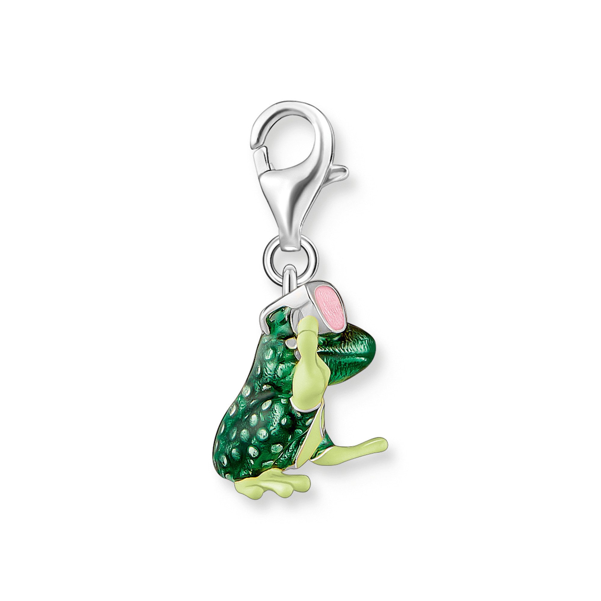 THOMAS SABO Charm-Einhänger Frosch-Optik mit Sonnenbrille bunt, mit Zirkoni günstig online kaufen