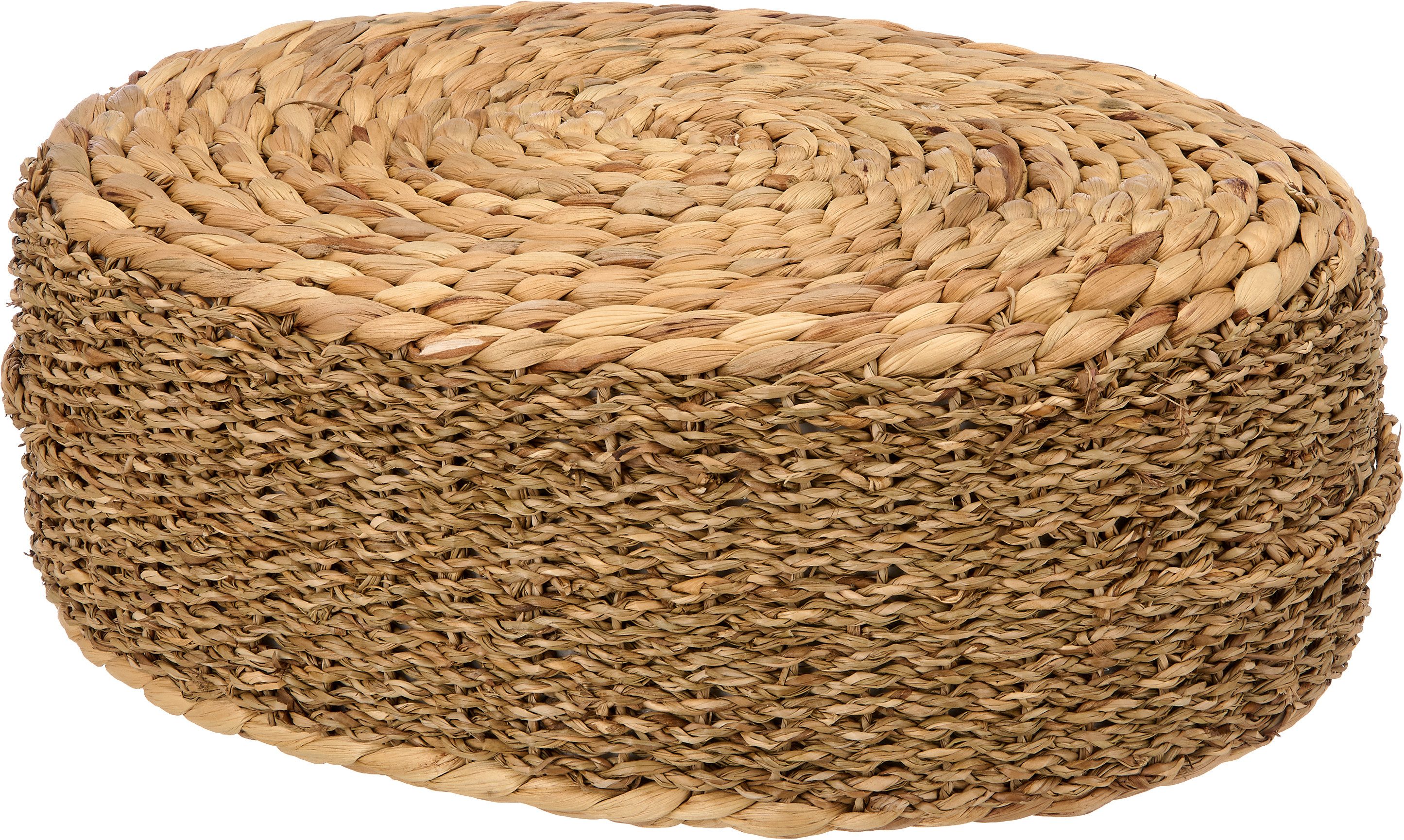 Creativ home Sitzhocker Pouf (1 St), in ovaler Form