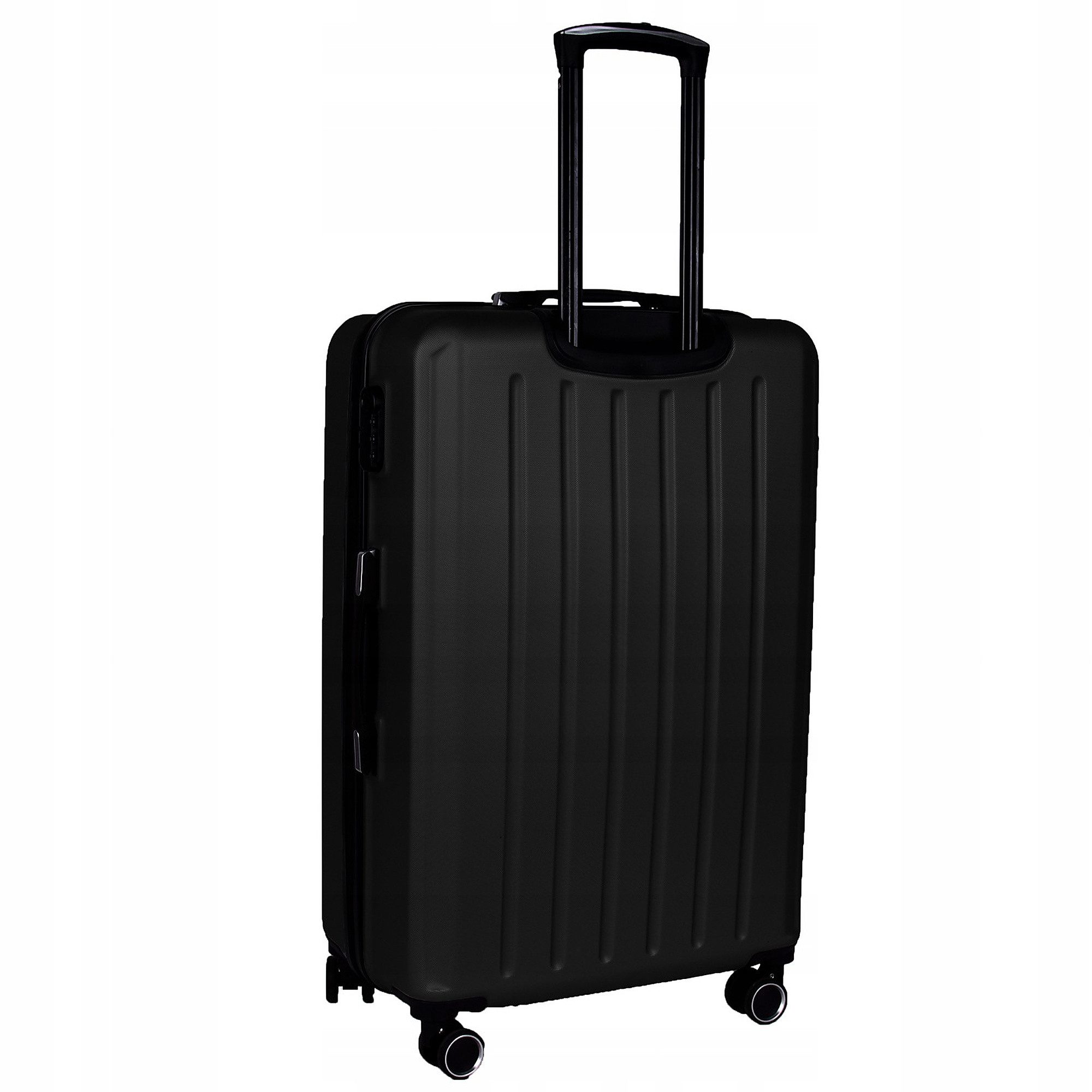 PASO Koffer Reisekoffer XL 76x50x29 cm leicht 3,9 kg Familienurlaub, Hartschalenkoffer Rosa Groß 110L ABS 4 Rollen TSA-Schloss – Bild 5 von 5