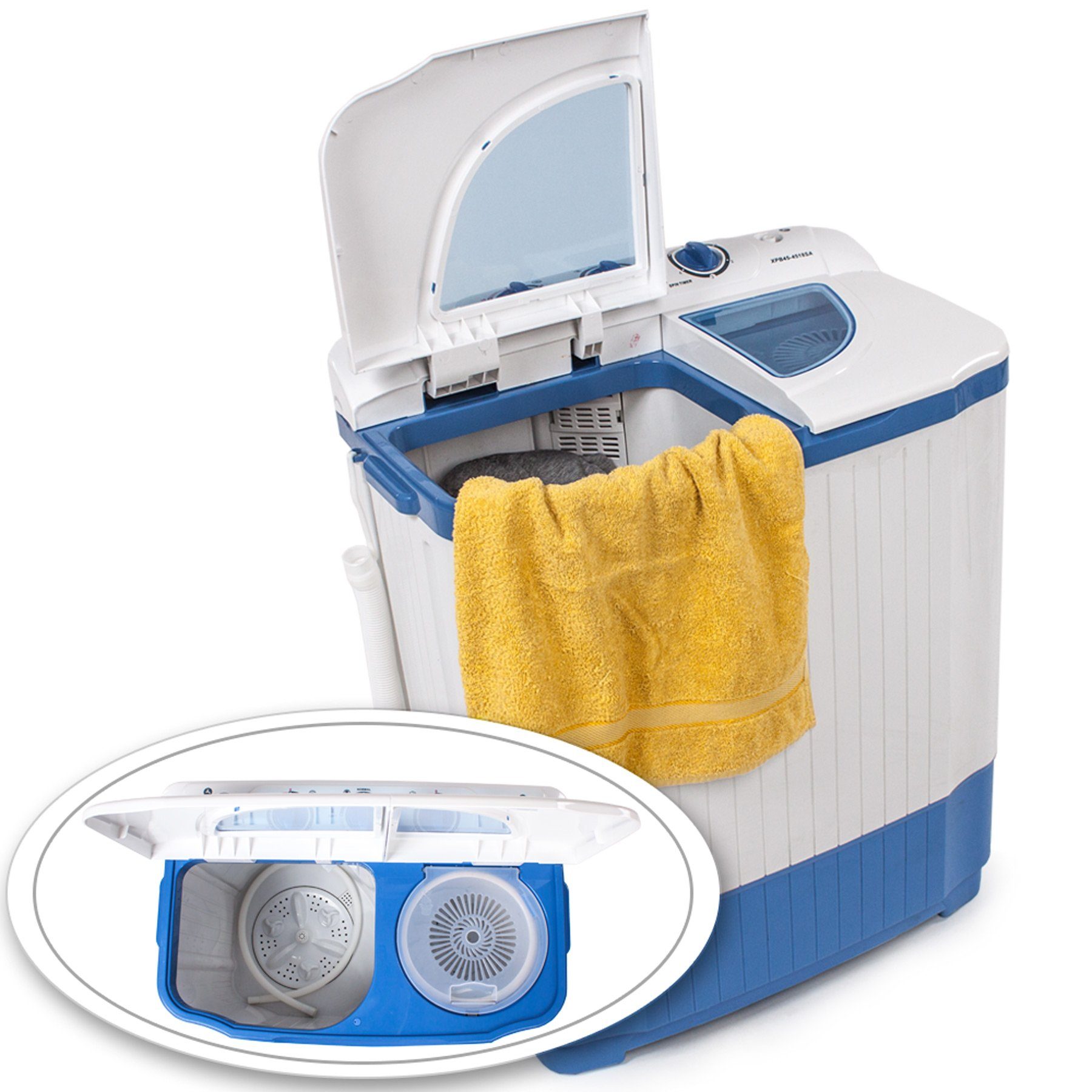 tectake kg Wäscheschleuder 4,50 3,5, kg Wäscheschleuder mit 4,5 Mini-Waschmaschine
