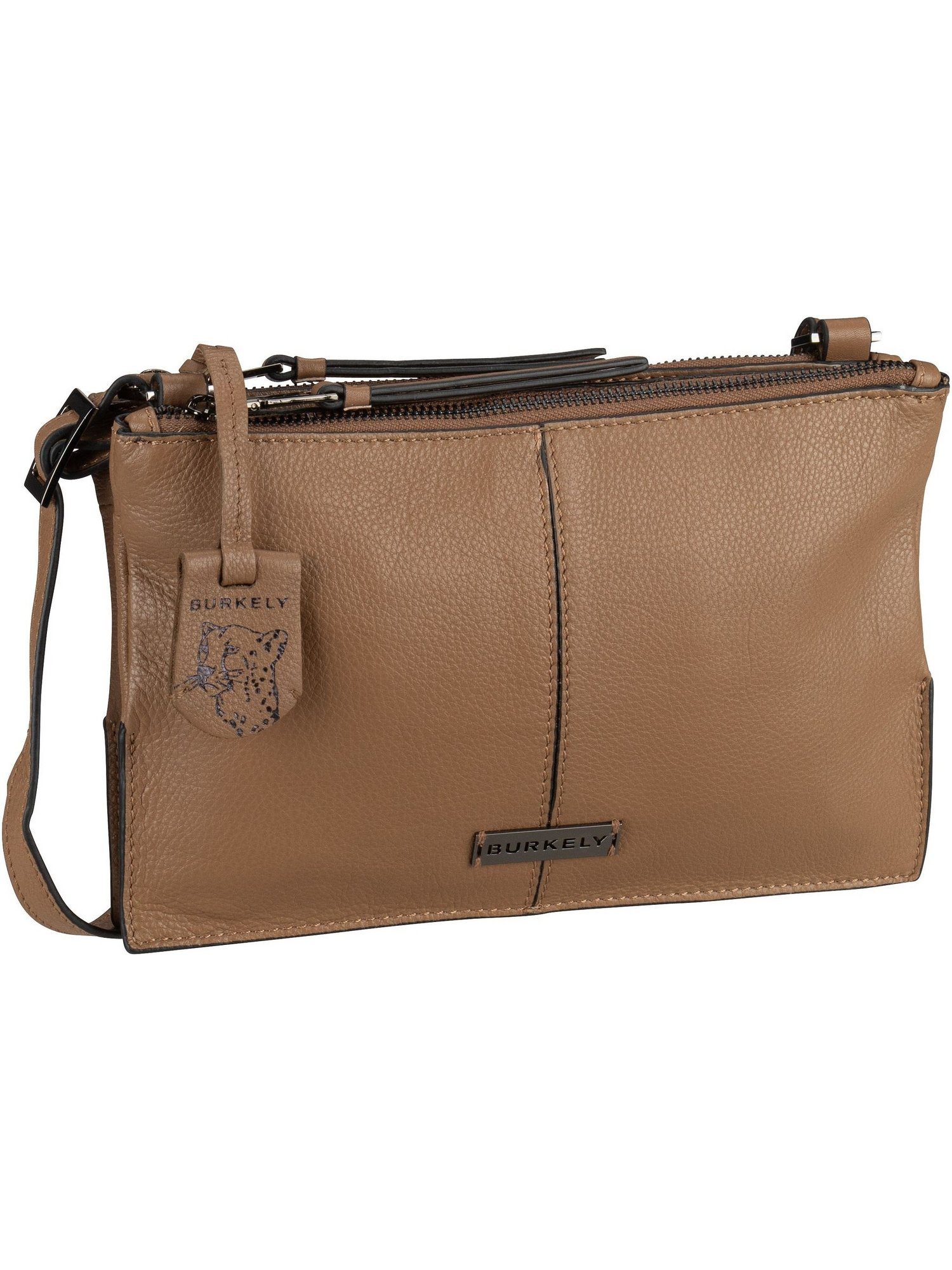 Burkely Beuteltasche Mystic Umhängetasche Pocket Maeve Double Taupe Zip,